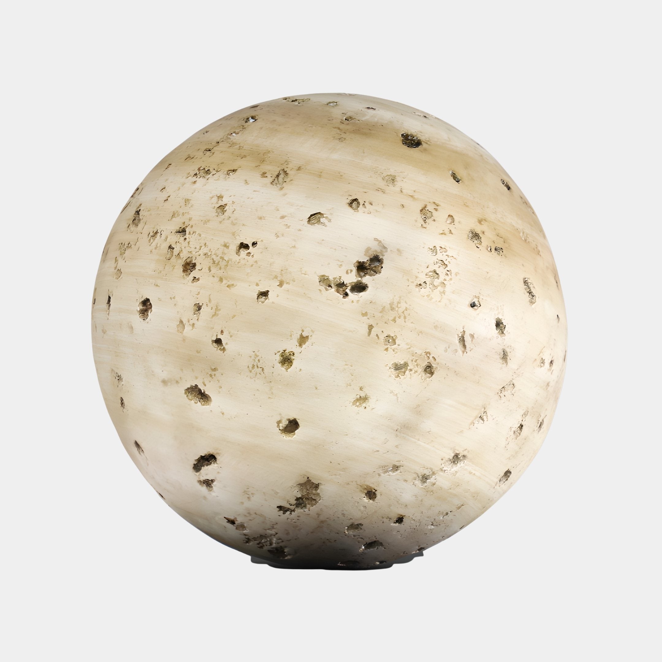 Geode Beige & Cream Sculpture - 30cm