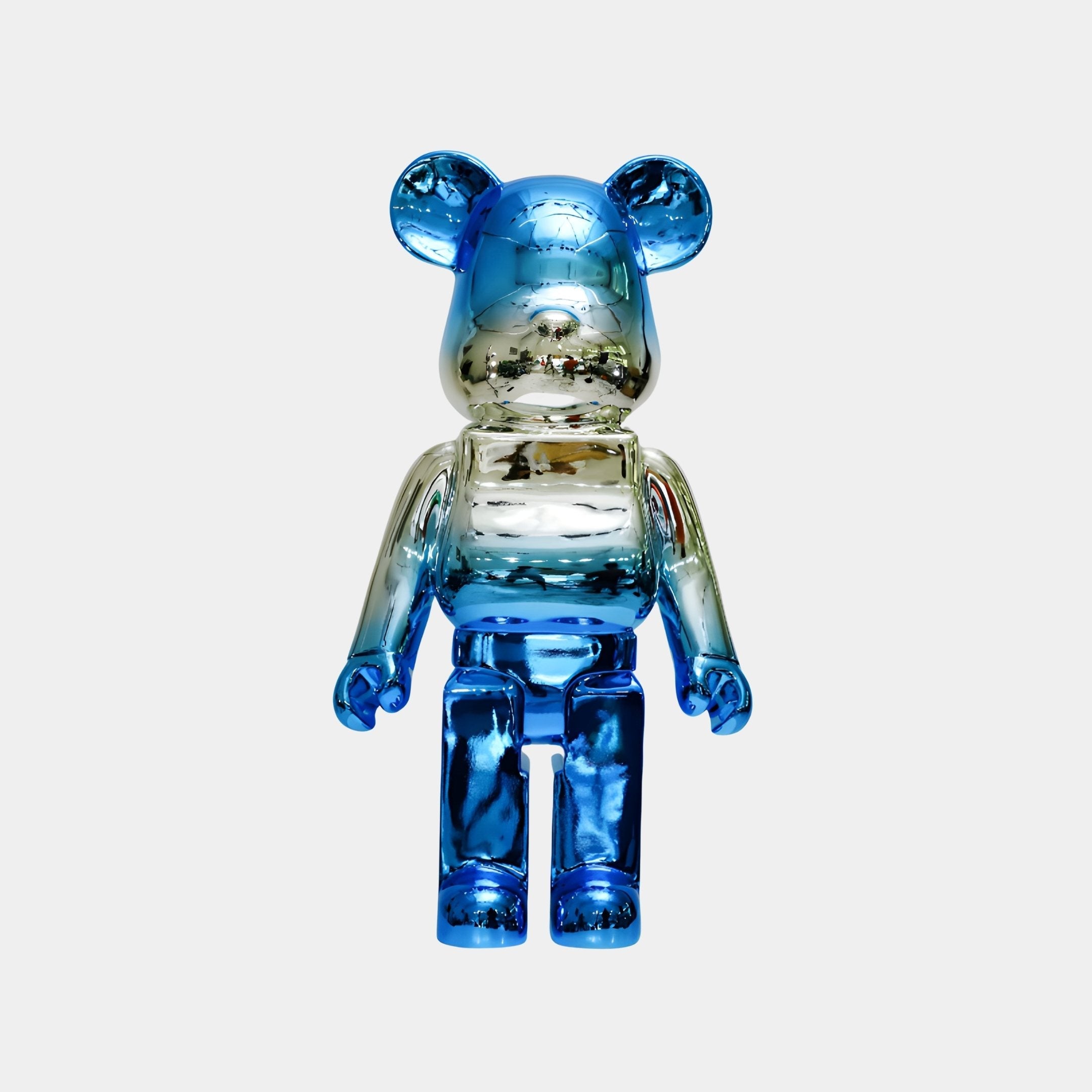Ursa Blue & Silver Bear Sculpture - 130cm