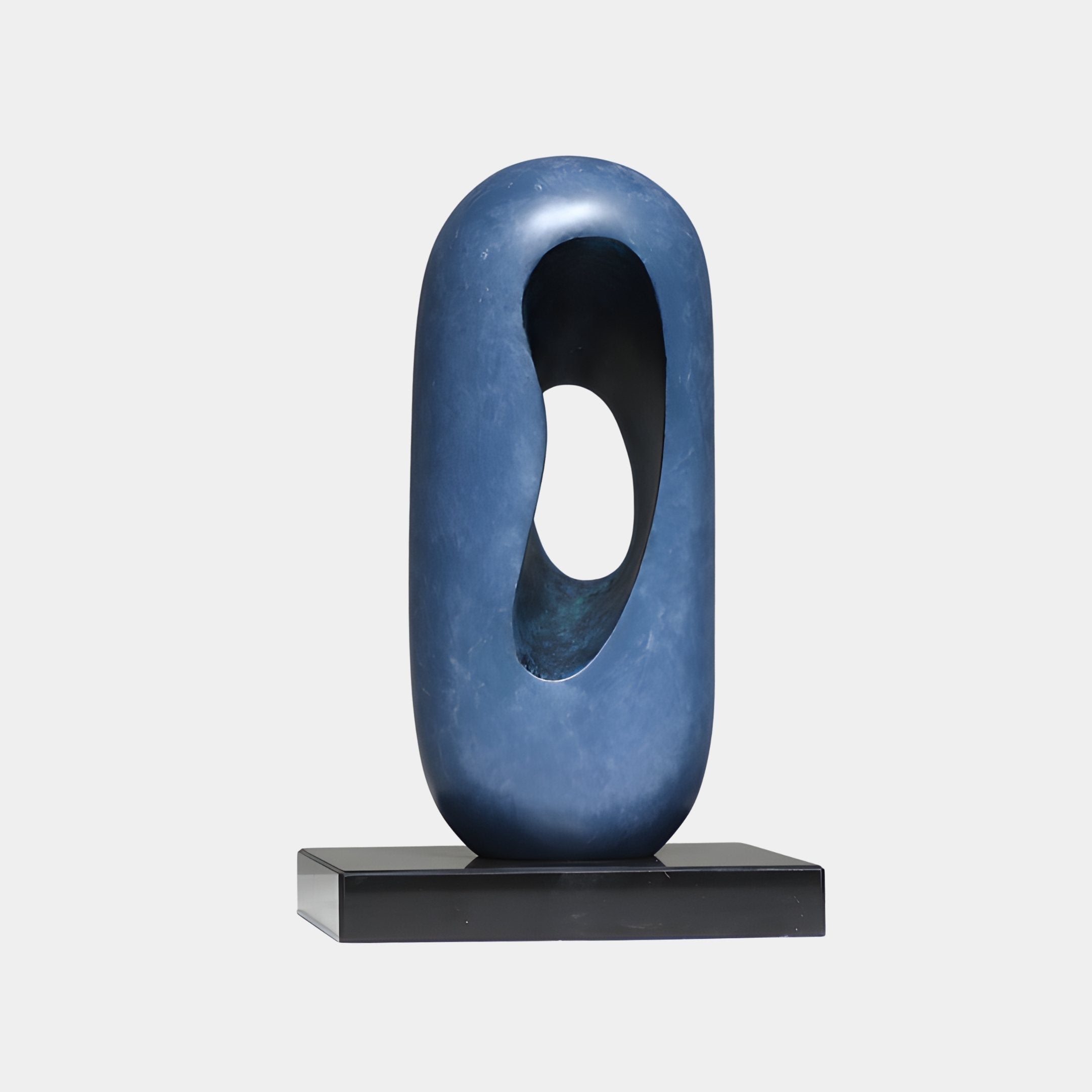 Halo Blue & Grey Sculpture - 45cm