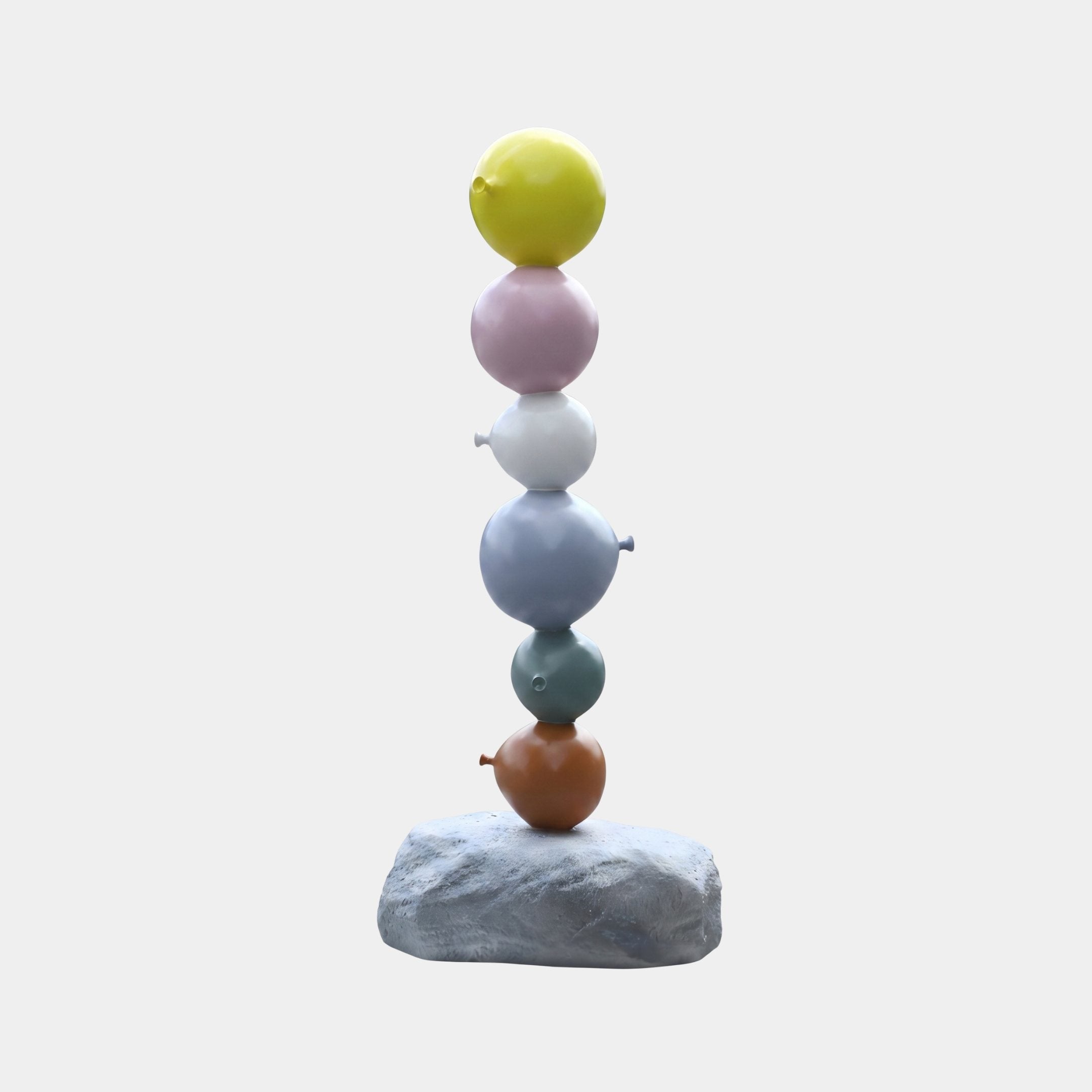 Carousel Multicoloured & Grey Totem Sculpture - 153cm