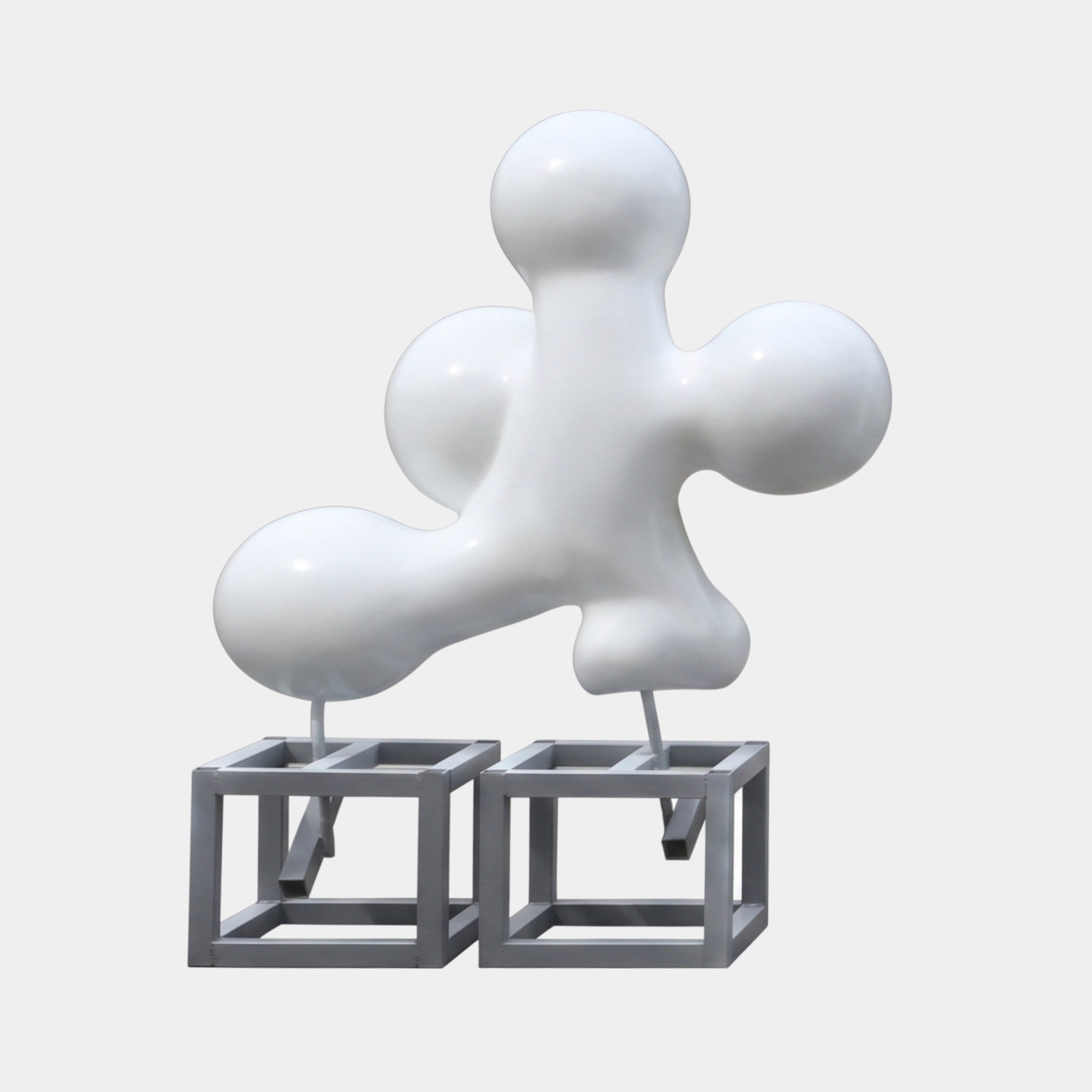 Dulverton White Balloon Sculpture - 107cm