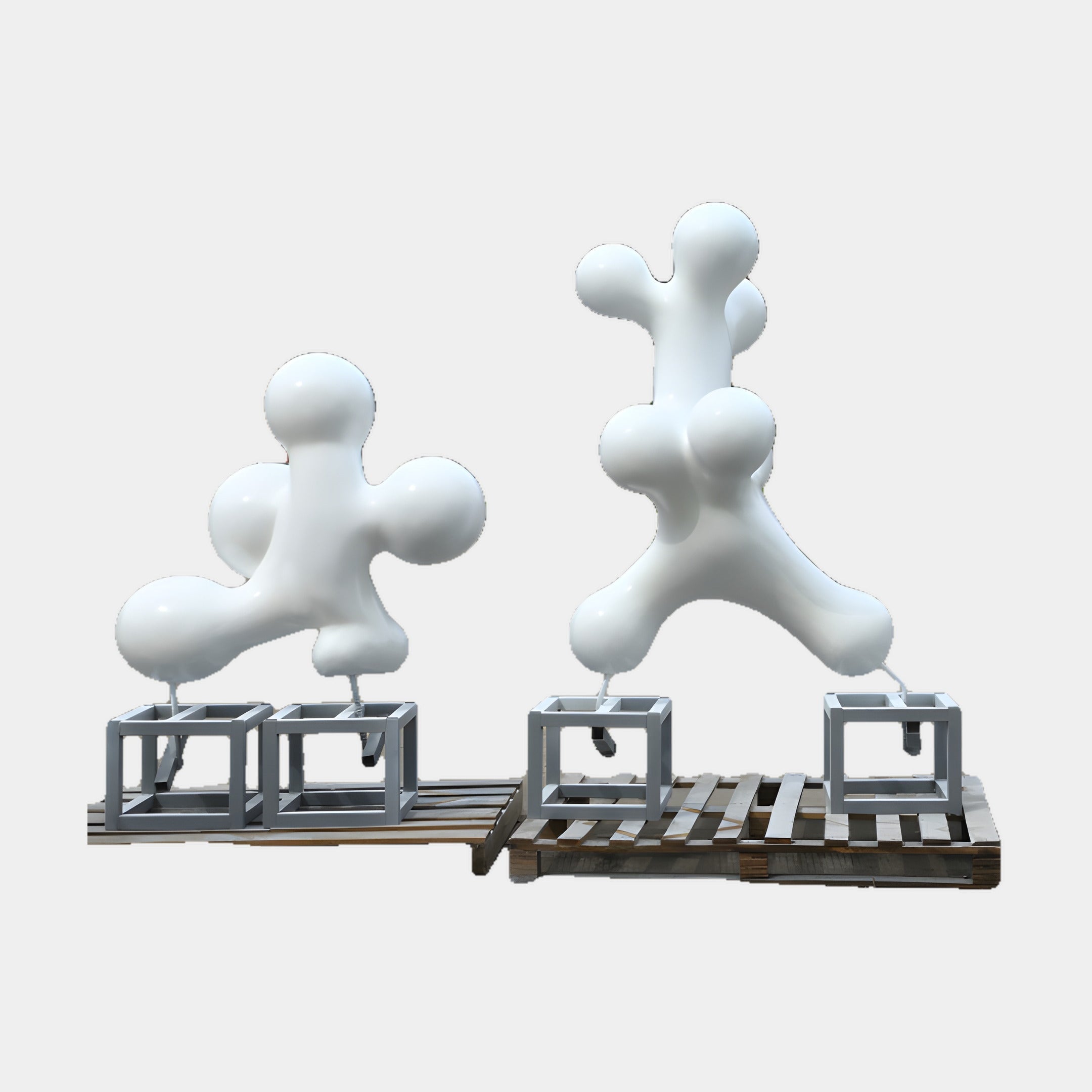 Dulverton White Balloon Sculpture - 110cm