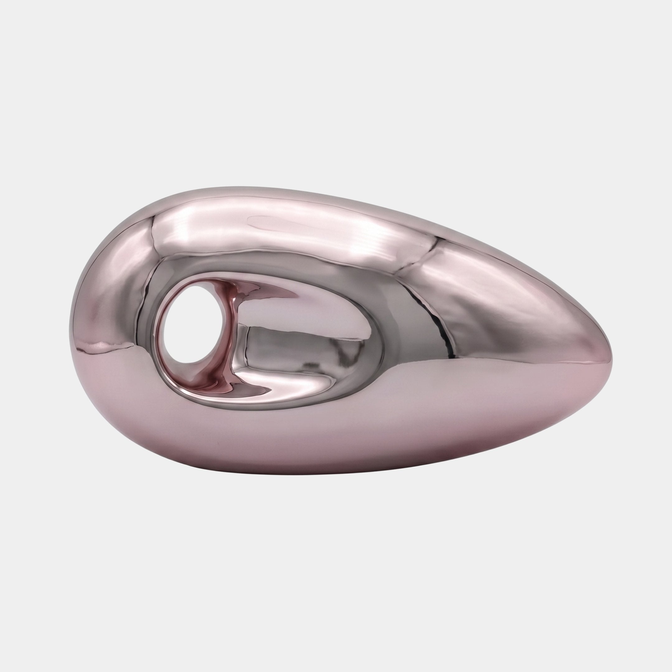 Ashcote Pink Abstract Sculpture - 44cm