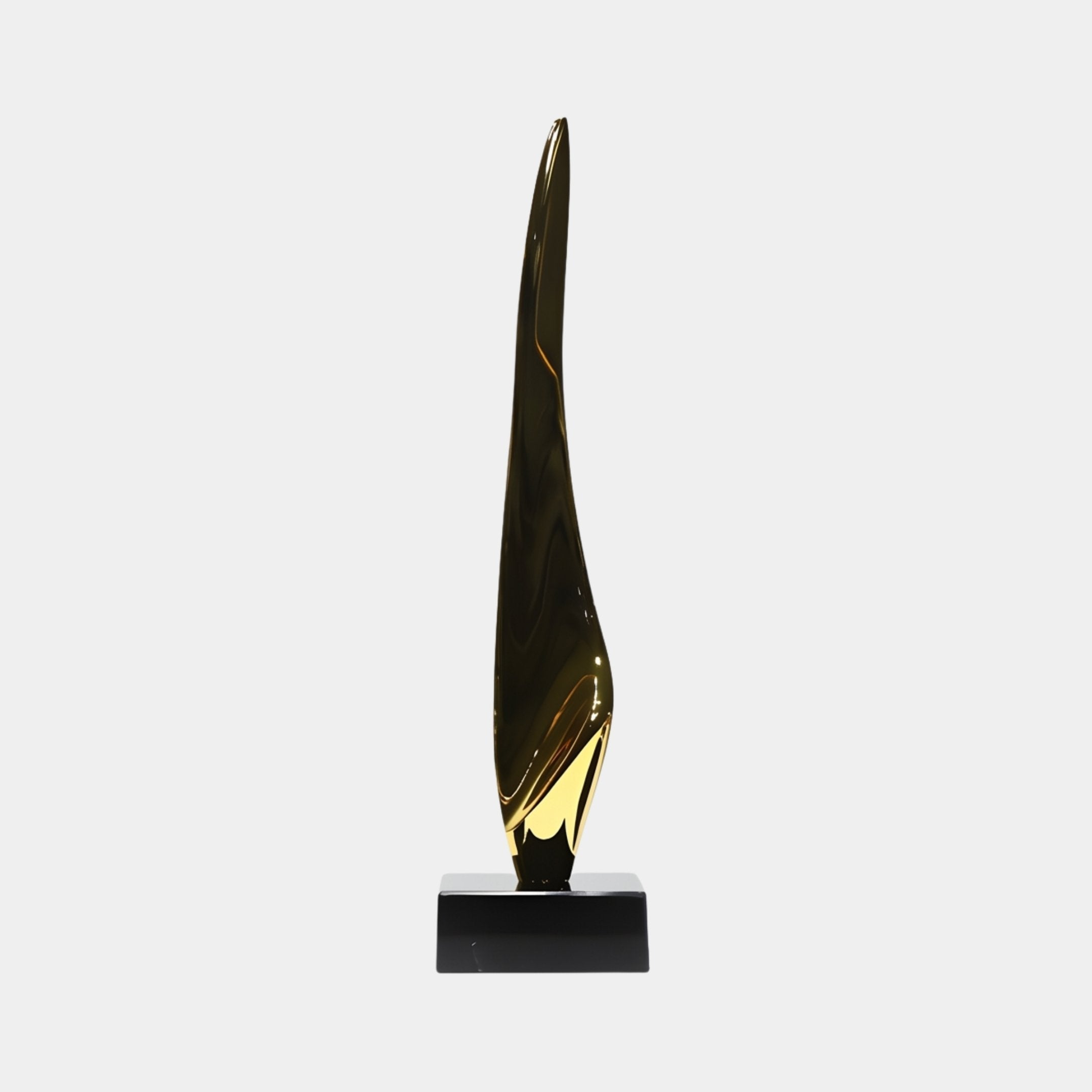 Ashholme Gold Abstract Sculpture - 65cm