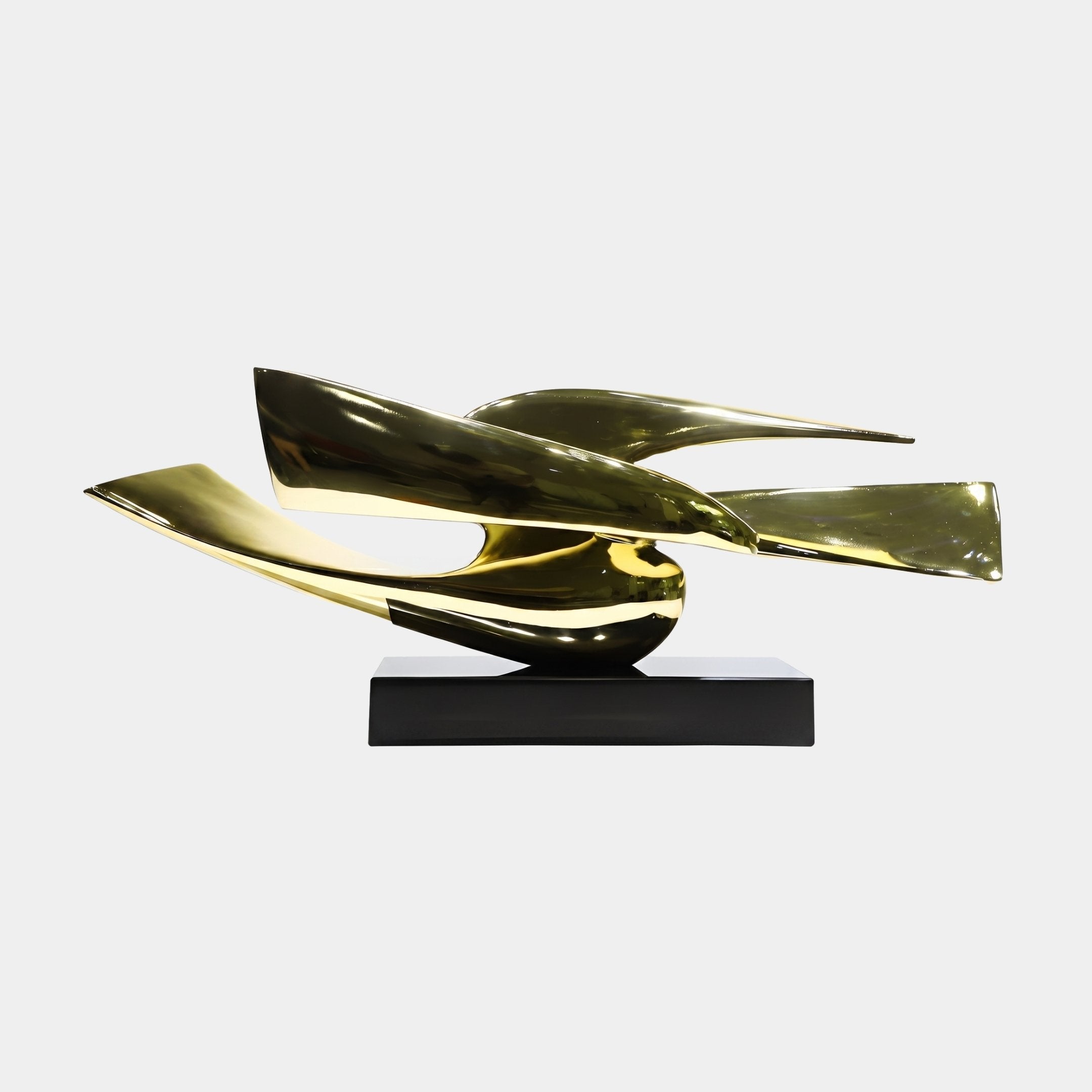 Ashbury Gold Abstract Sculpture - 88cm