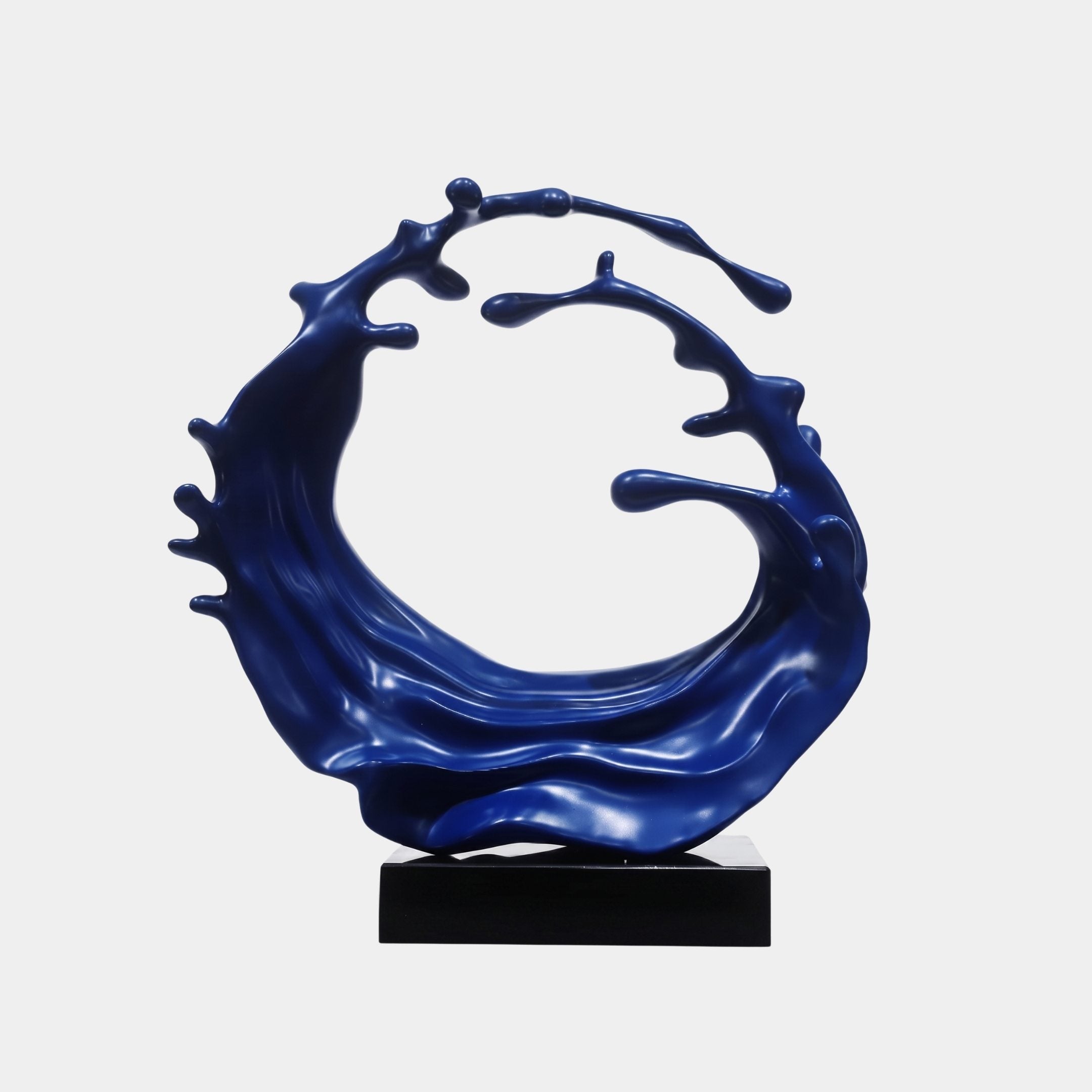 Ashhall Blue Abstract Sculpture - 62cm
