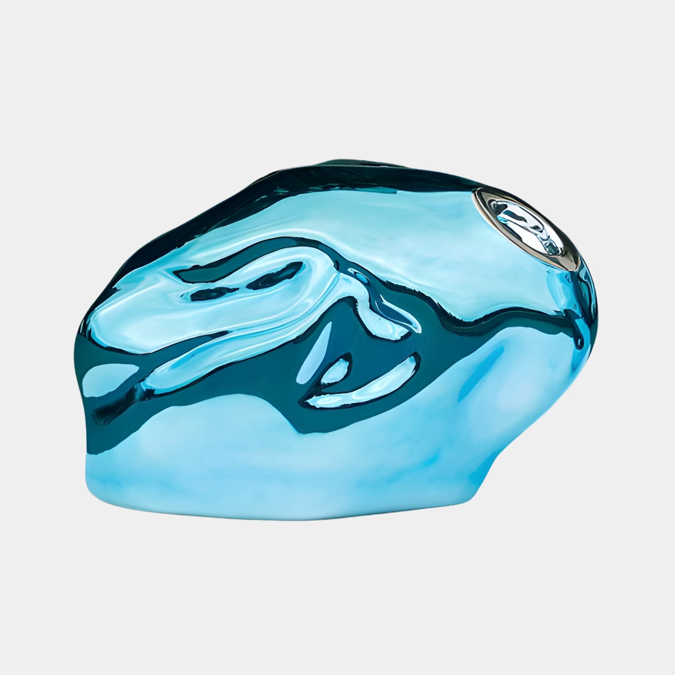 Ashland Blue & Silver Abstract Sculpture - 93cm
