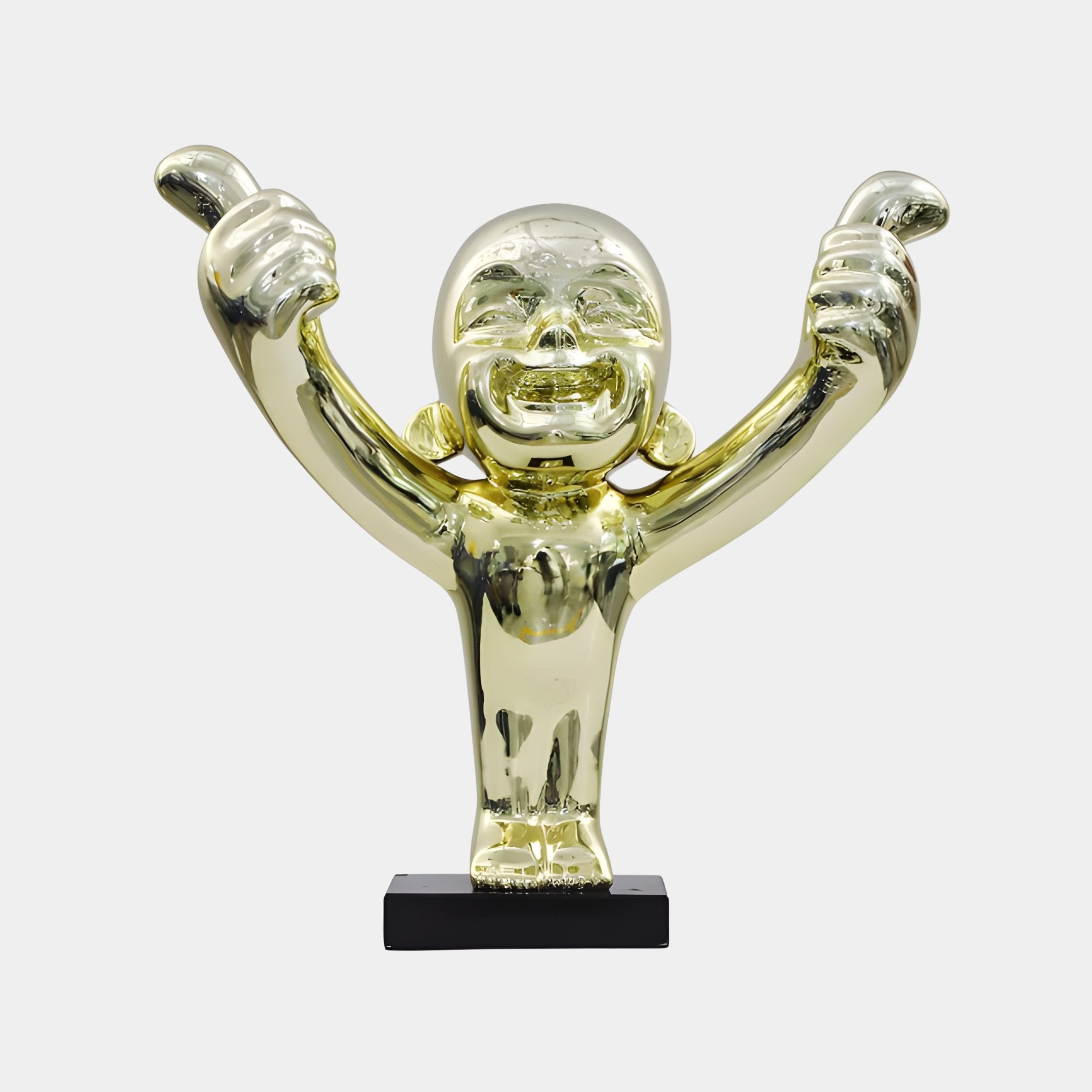 Ashstone Gold & Silver Figure Sculpture - 93cm