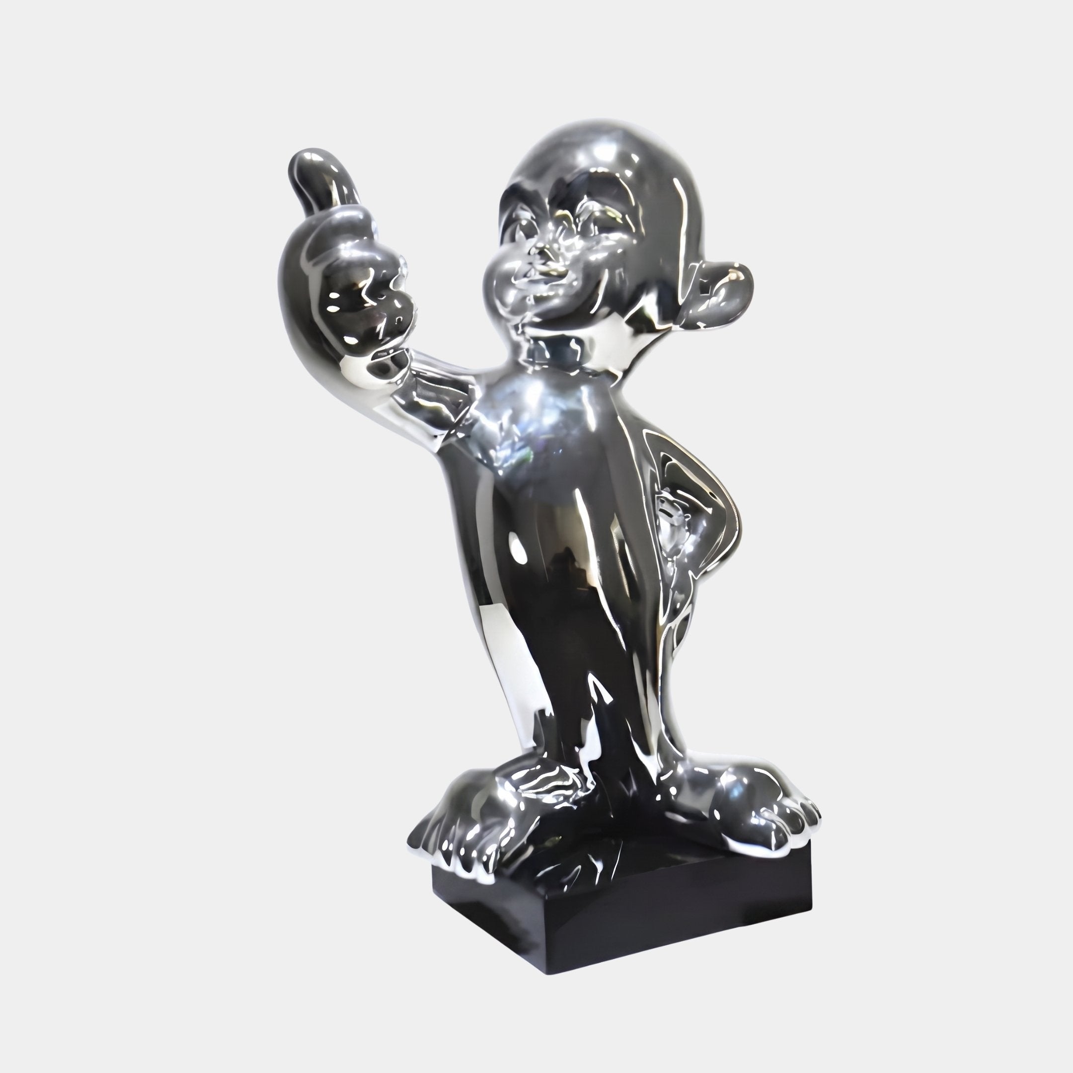 Ashhope Silver Figure Sculpture - 66cm