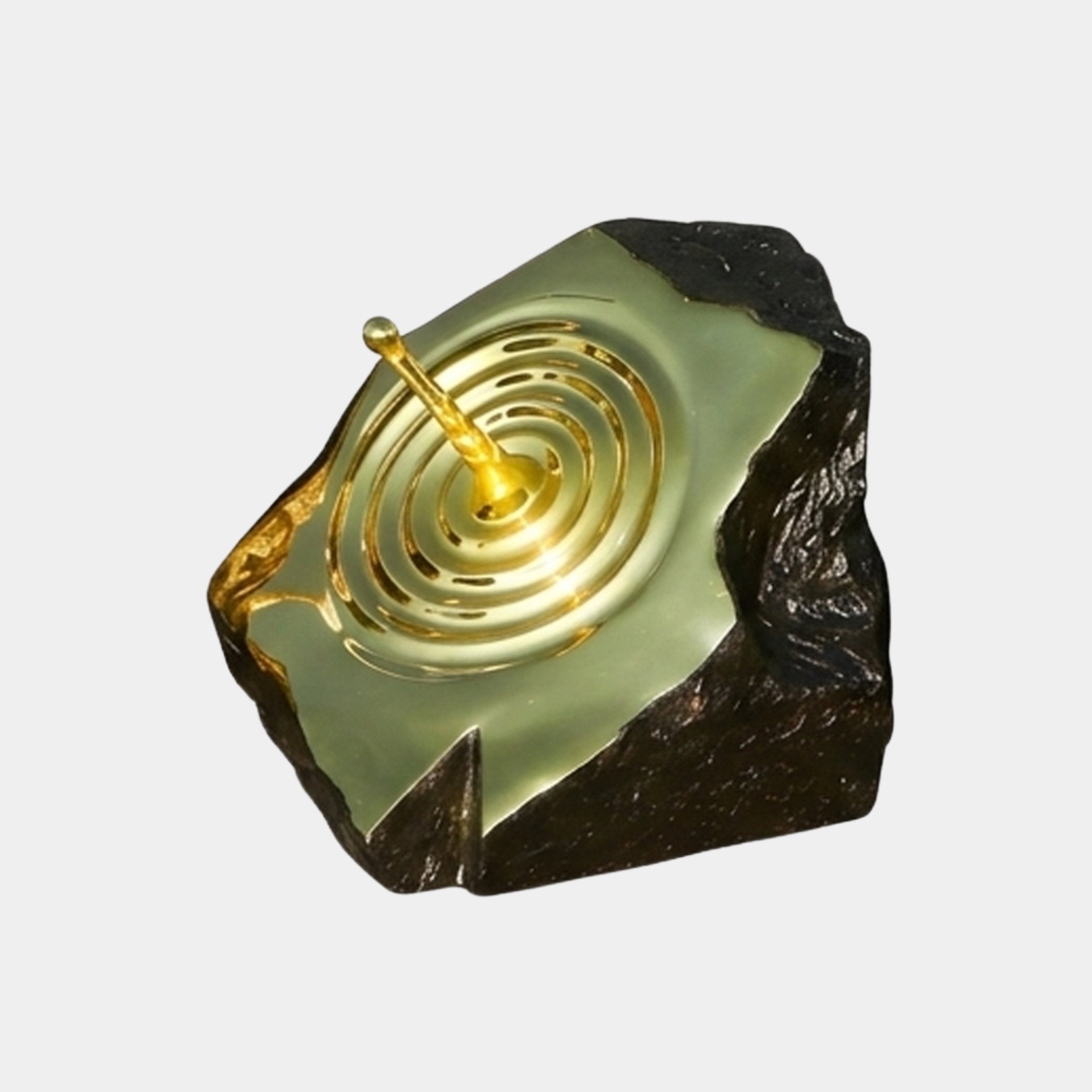 Ashness Gold & Black Abstract Sculpture - 60cm