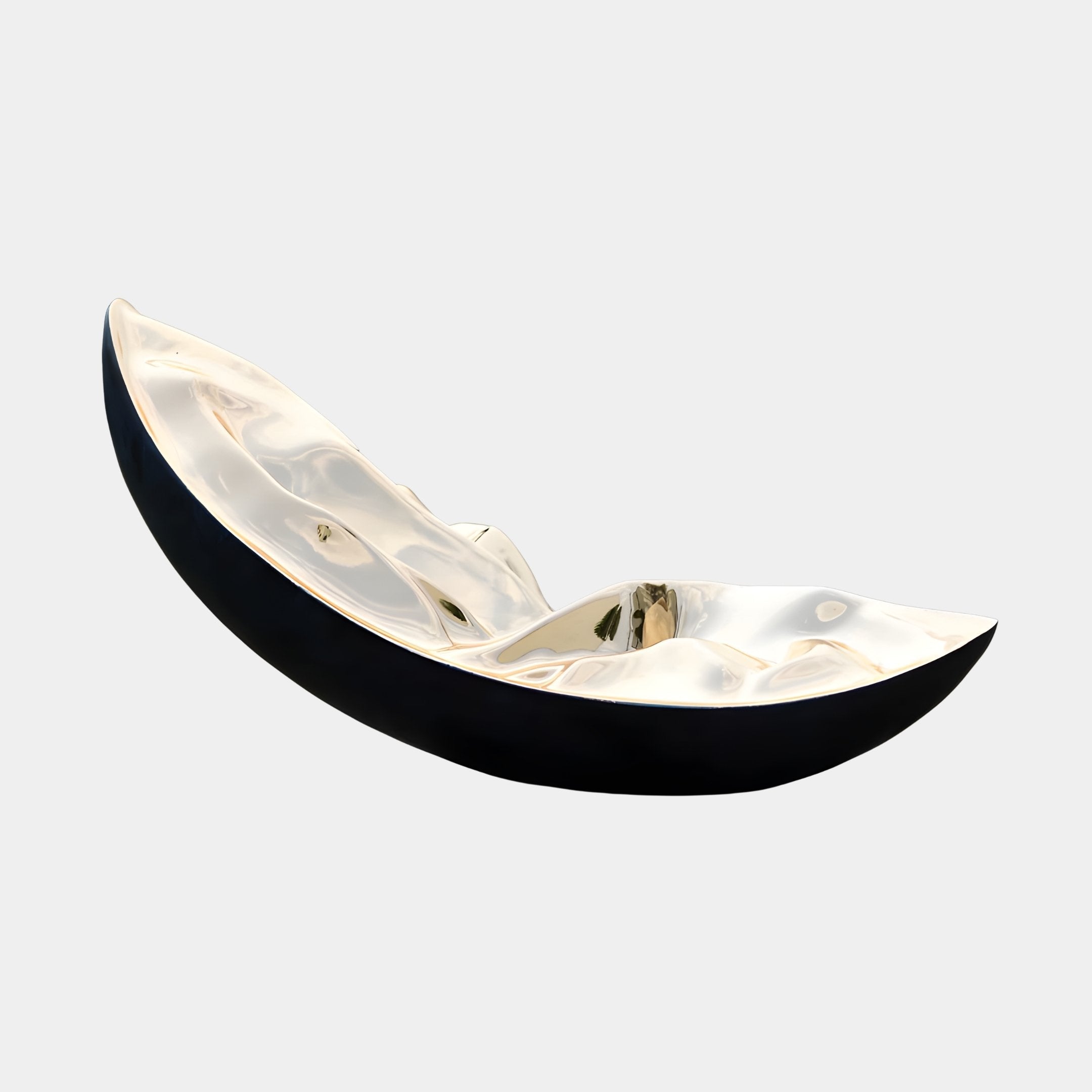 Bramdon Black & White Abstract Sculpture - 51cm