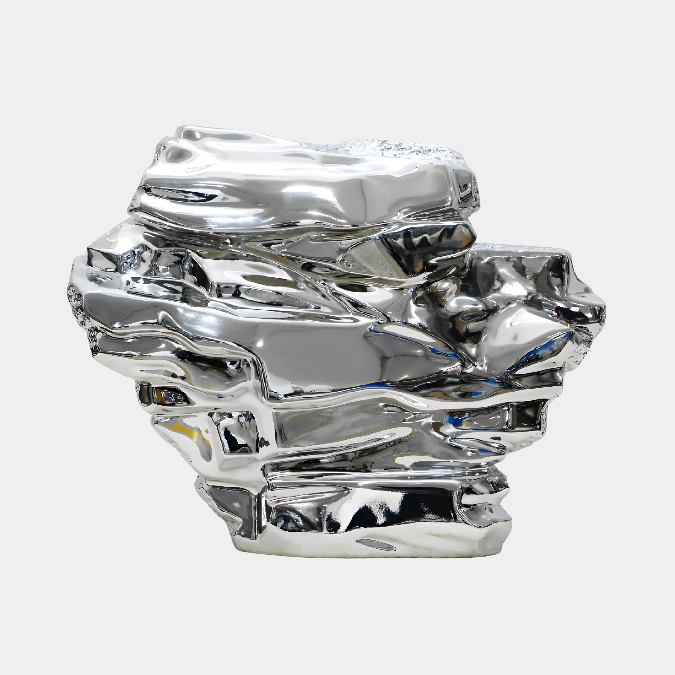 Brambrook Silver Abstract Sculpture - 70cm
