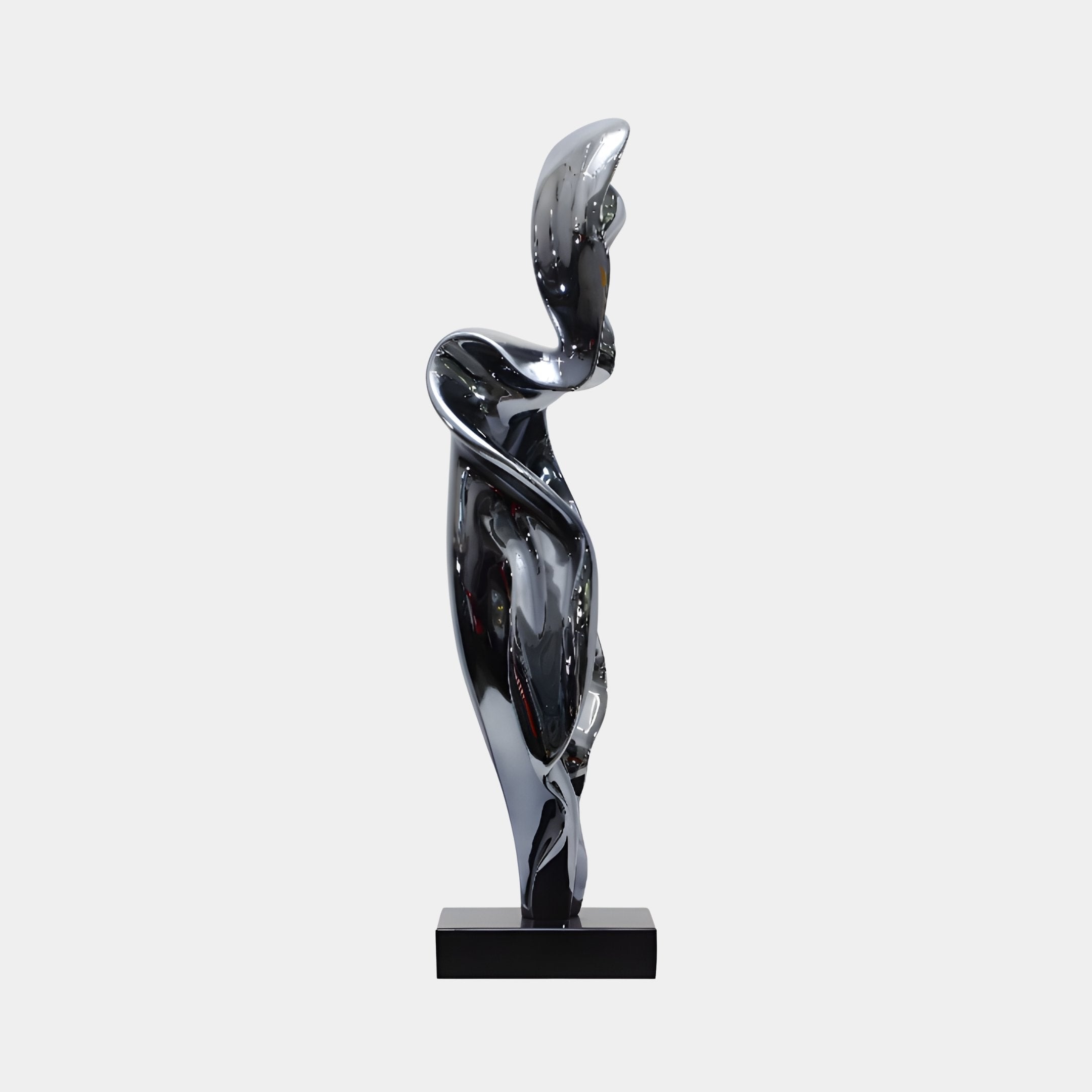Bramside Black Abstract Sculpture - 90cm