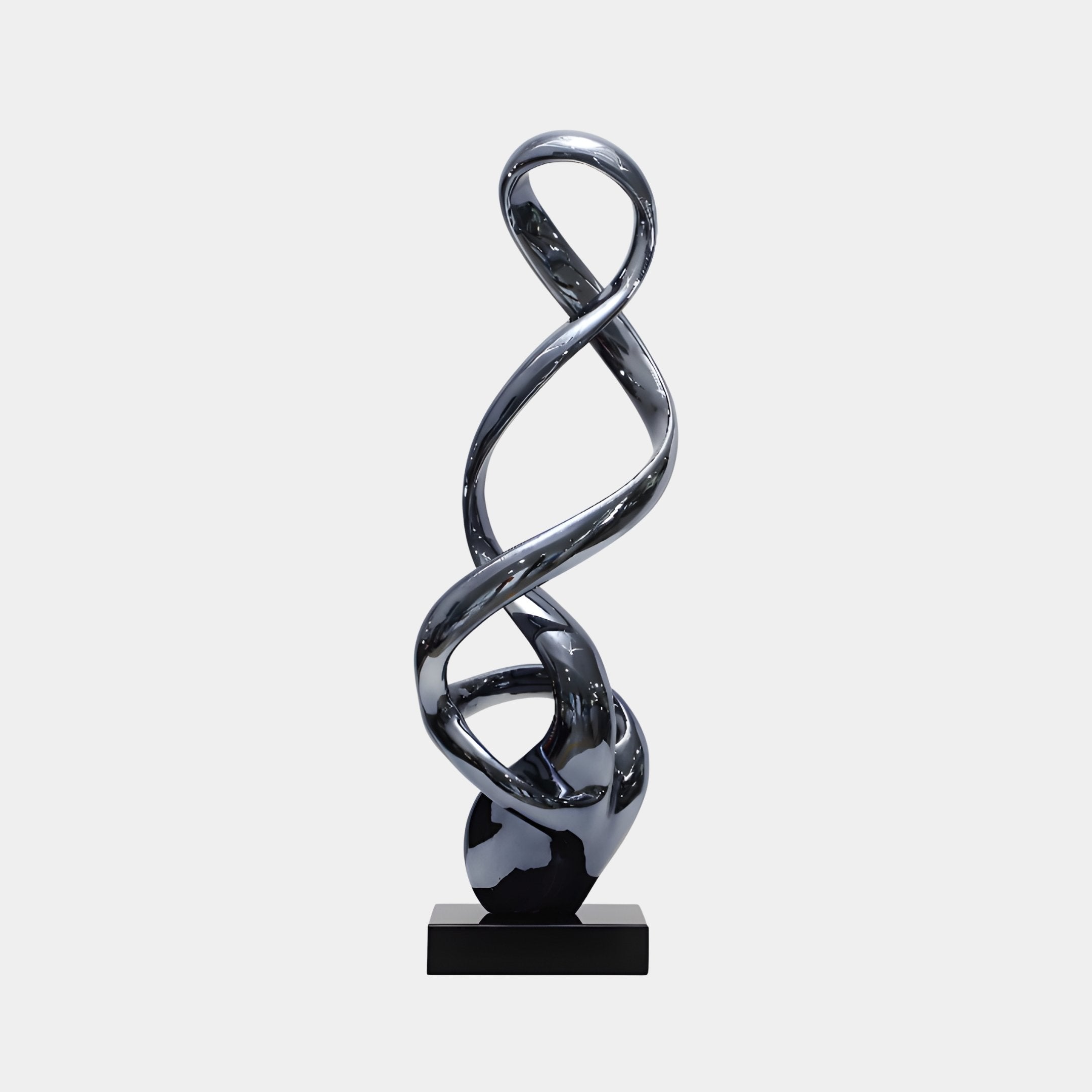 Bramness Silver Dna Helix Sculpture - 90cm