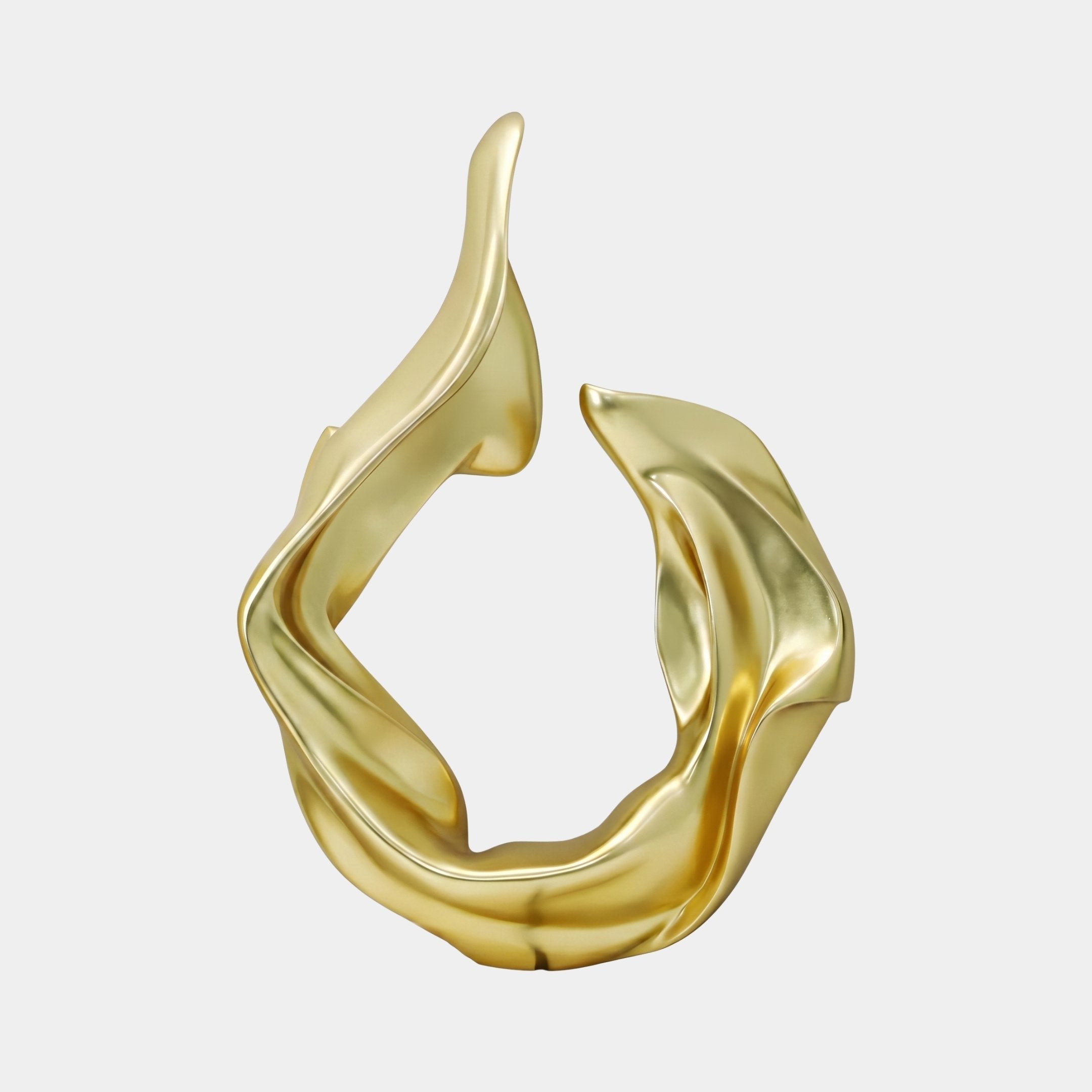 Brookfield Gold Abstract Sculpture - 122cm