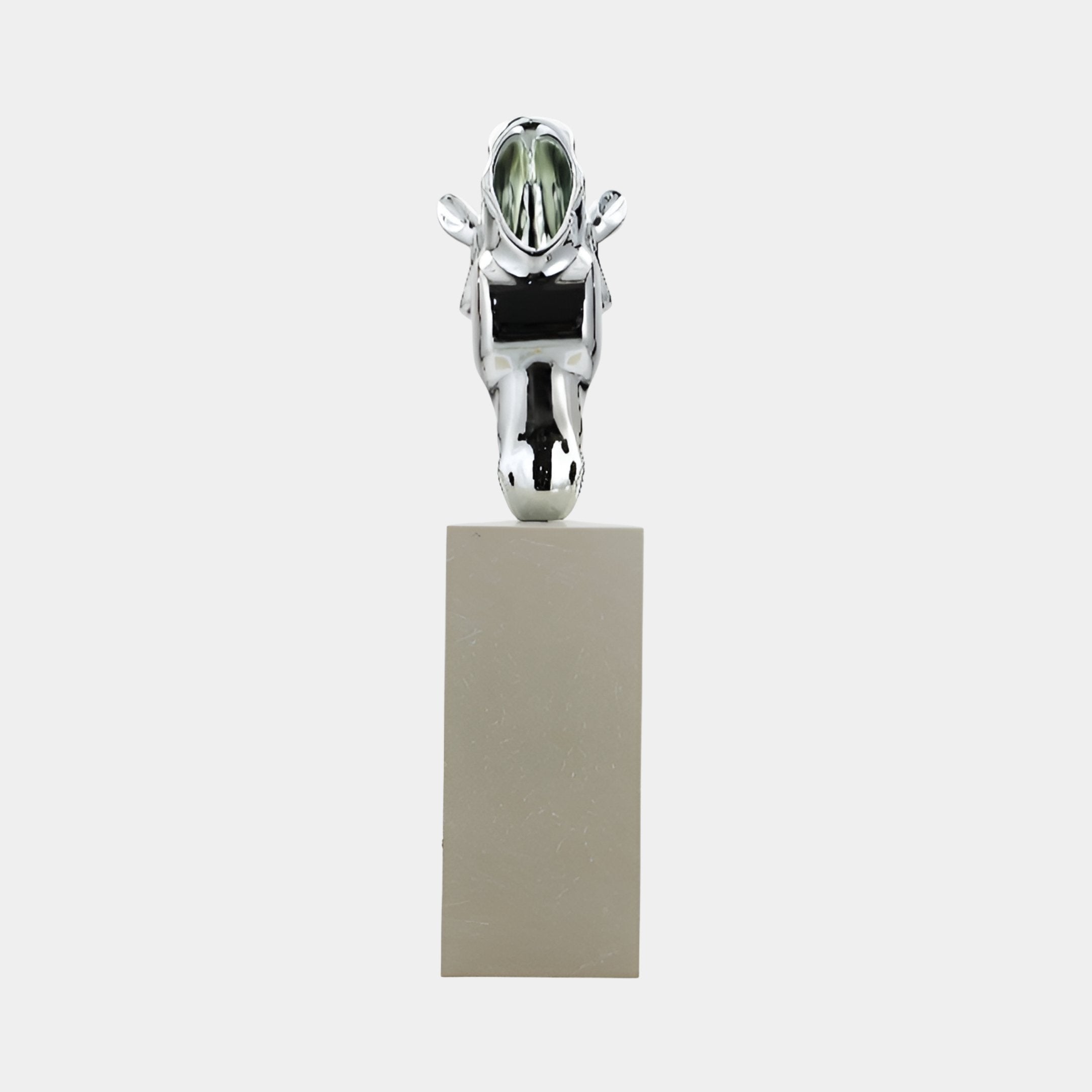 Brookdale Silver Abstract Sculpture - 175cm