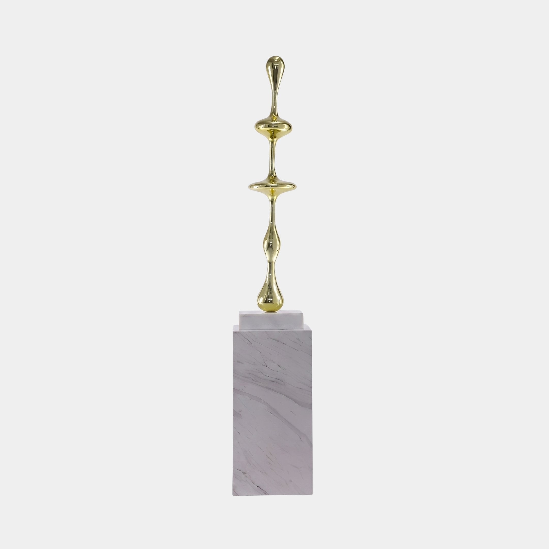Brookwood Gold Abstract Sculpture - 104cm