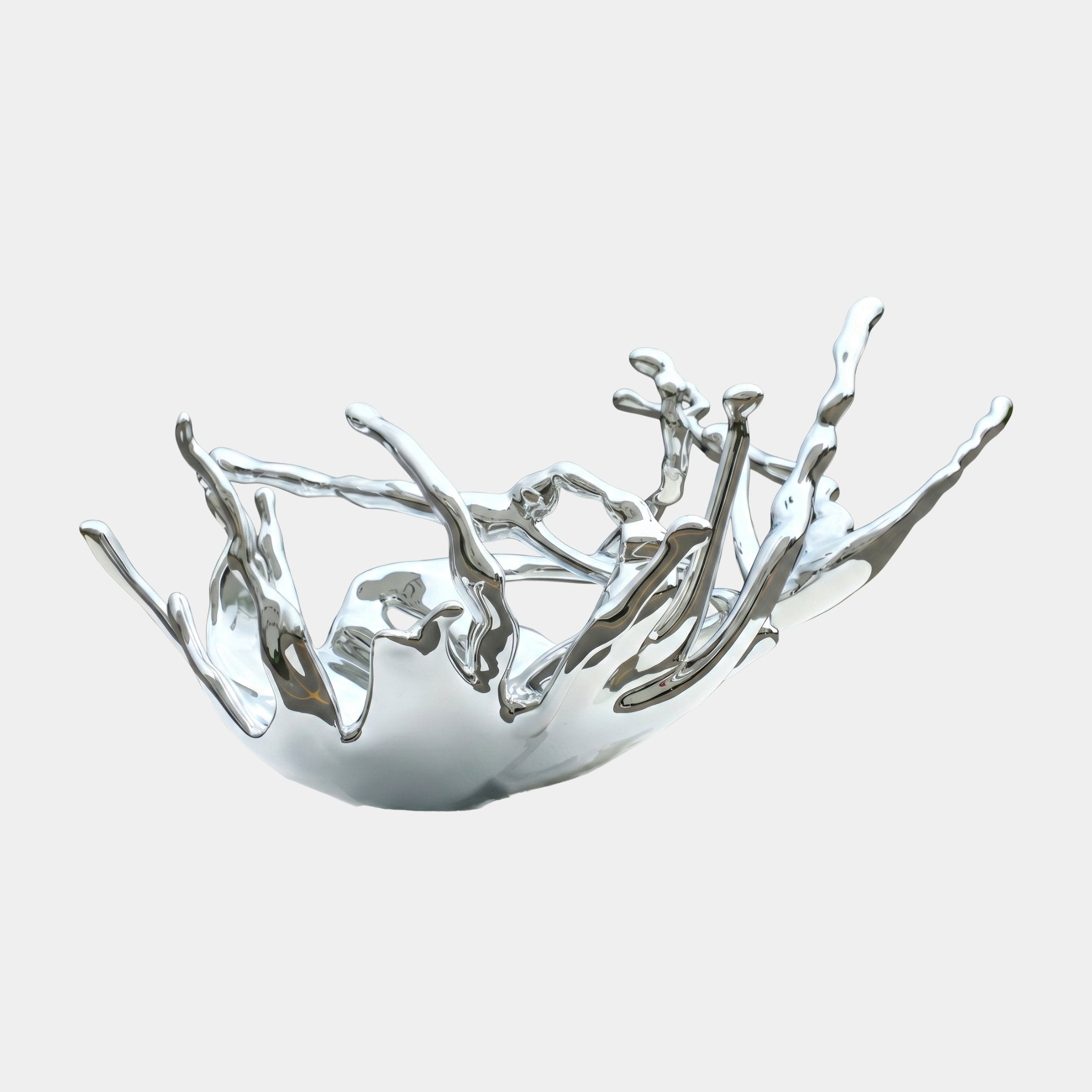 Brookridge Silver Water Splash Sculpture - 137cm