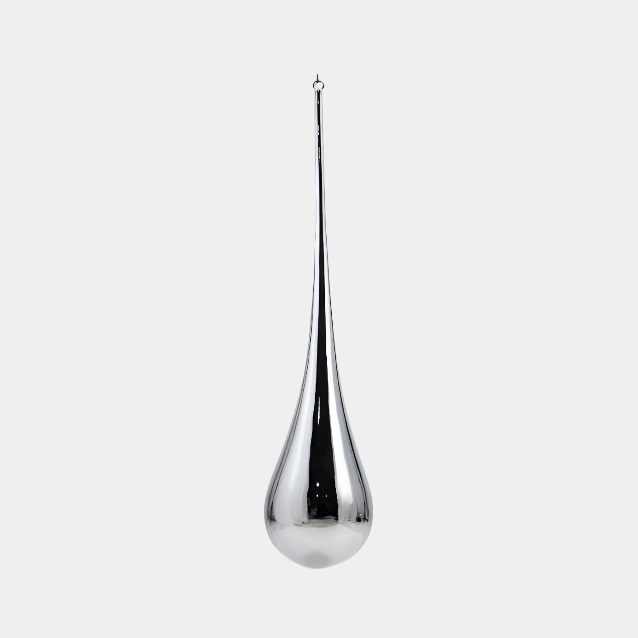 Brookholme Silver Water Drop Sculpture - 180cm