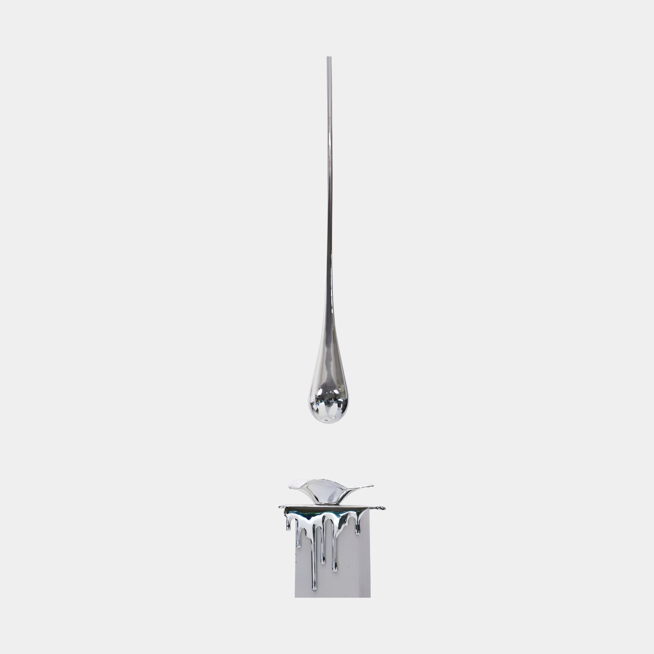 Brookhall Silver Water Drop Sculpture - 240cm
