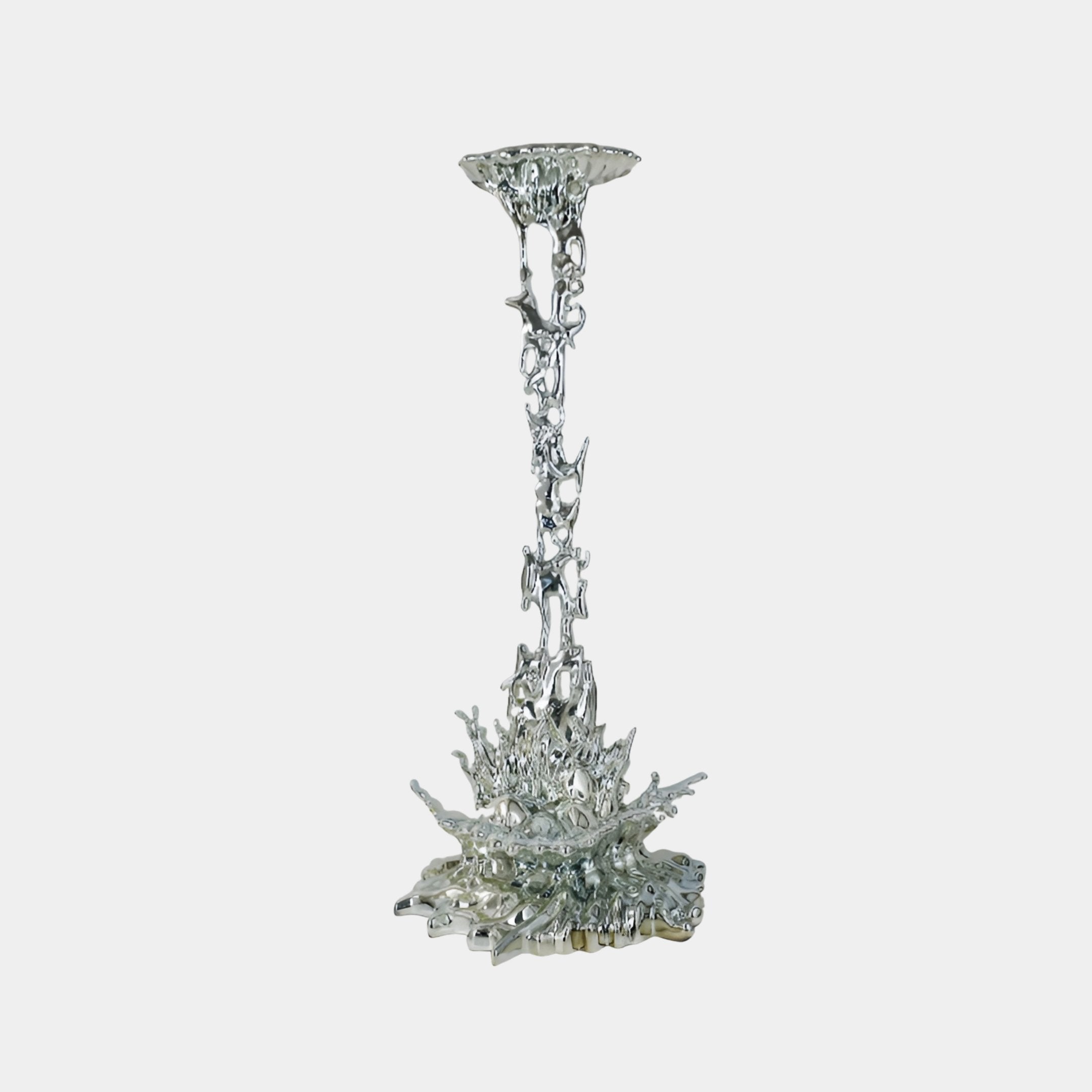 Brooklow Silver Splash Sculpture - 227cm