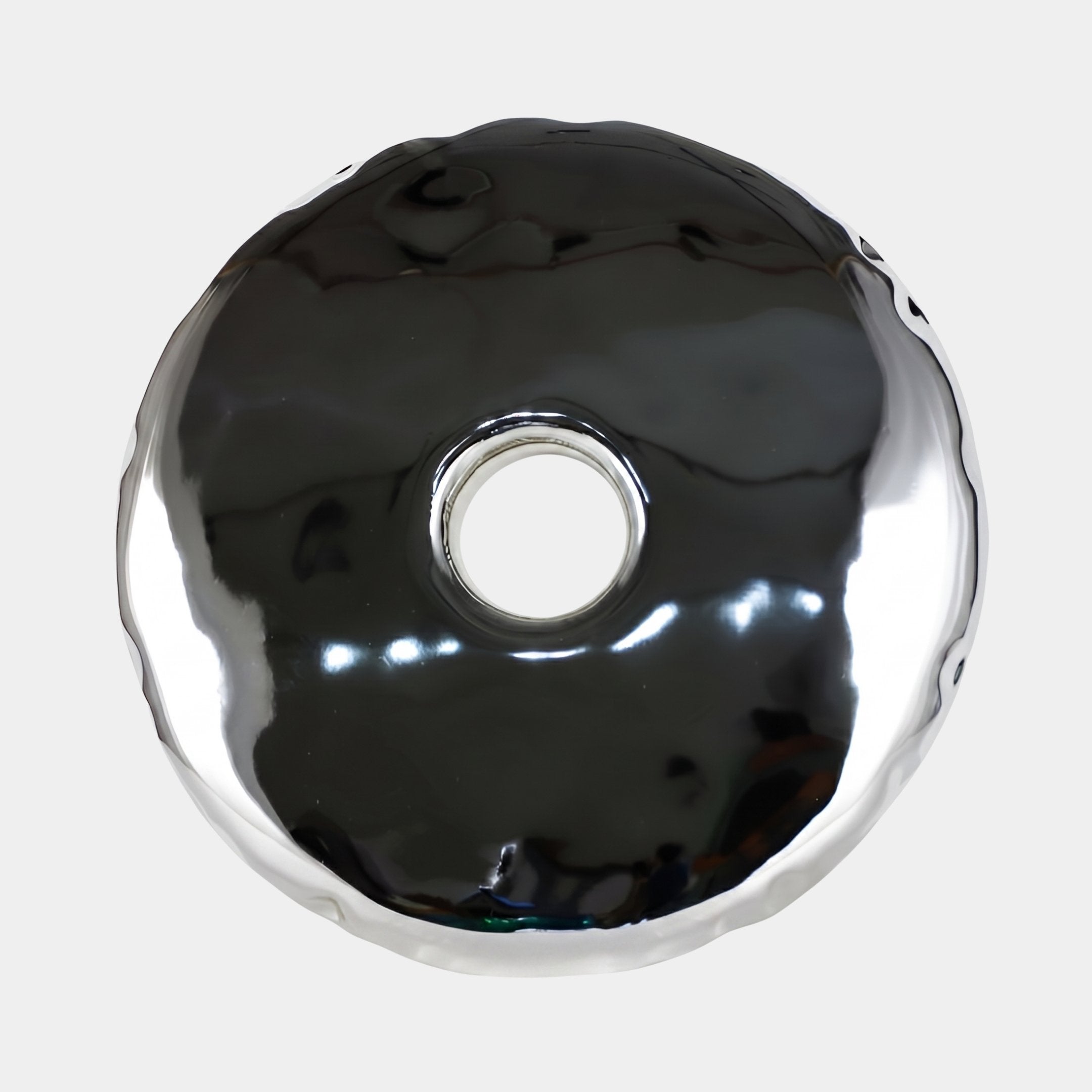 Brookshaw Black Disc Sculpture - 75cm