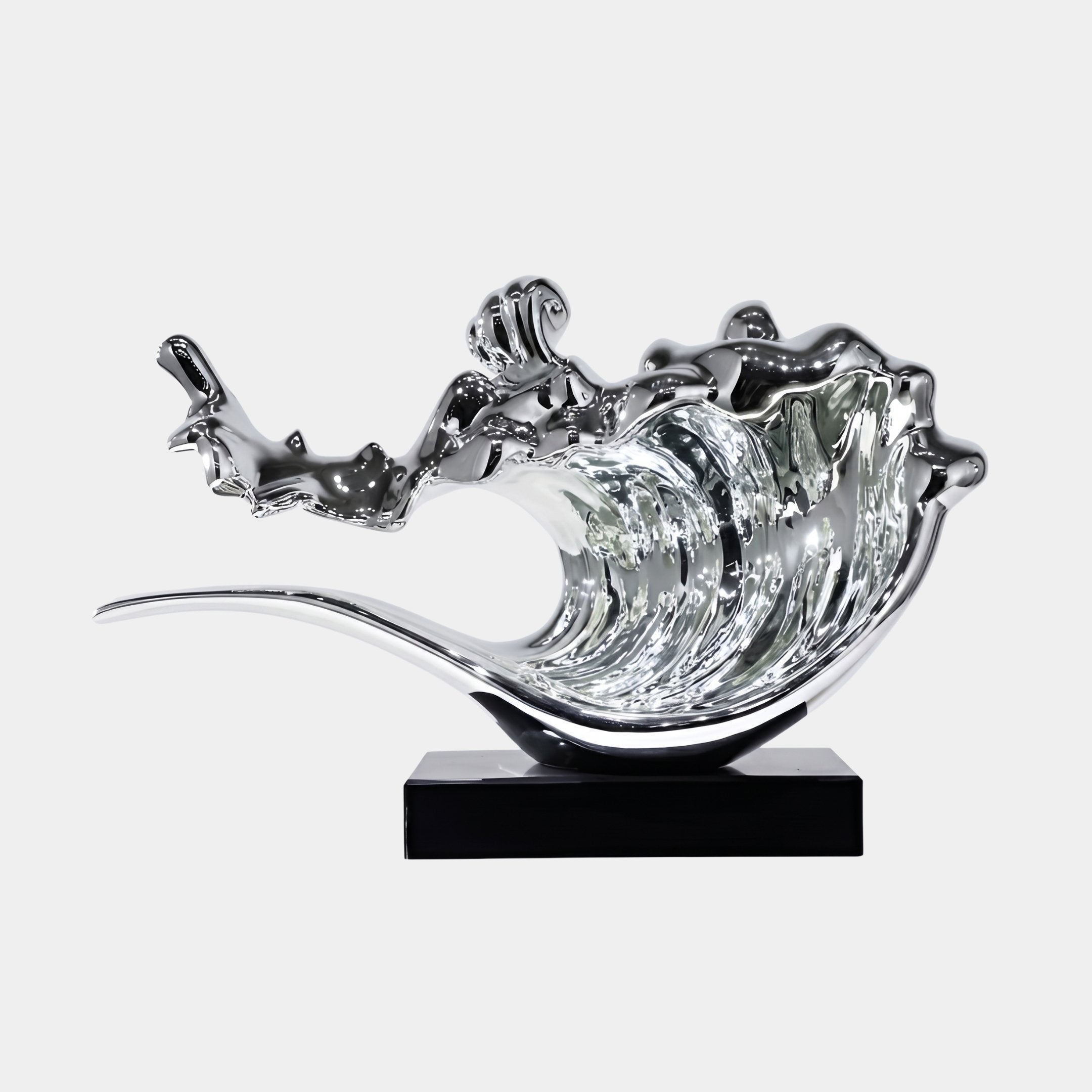 Burncombe Silver Splash Sculpture - 70cm