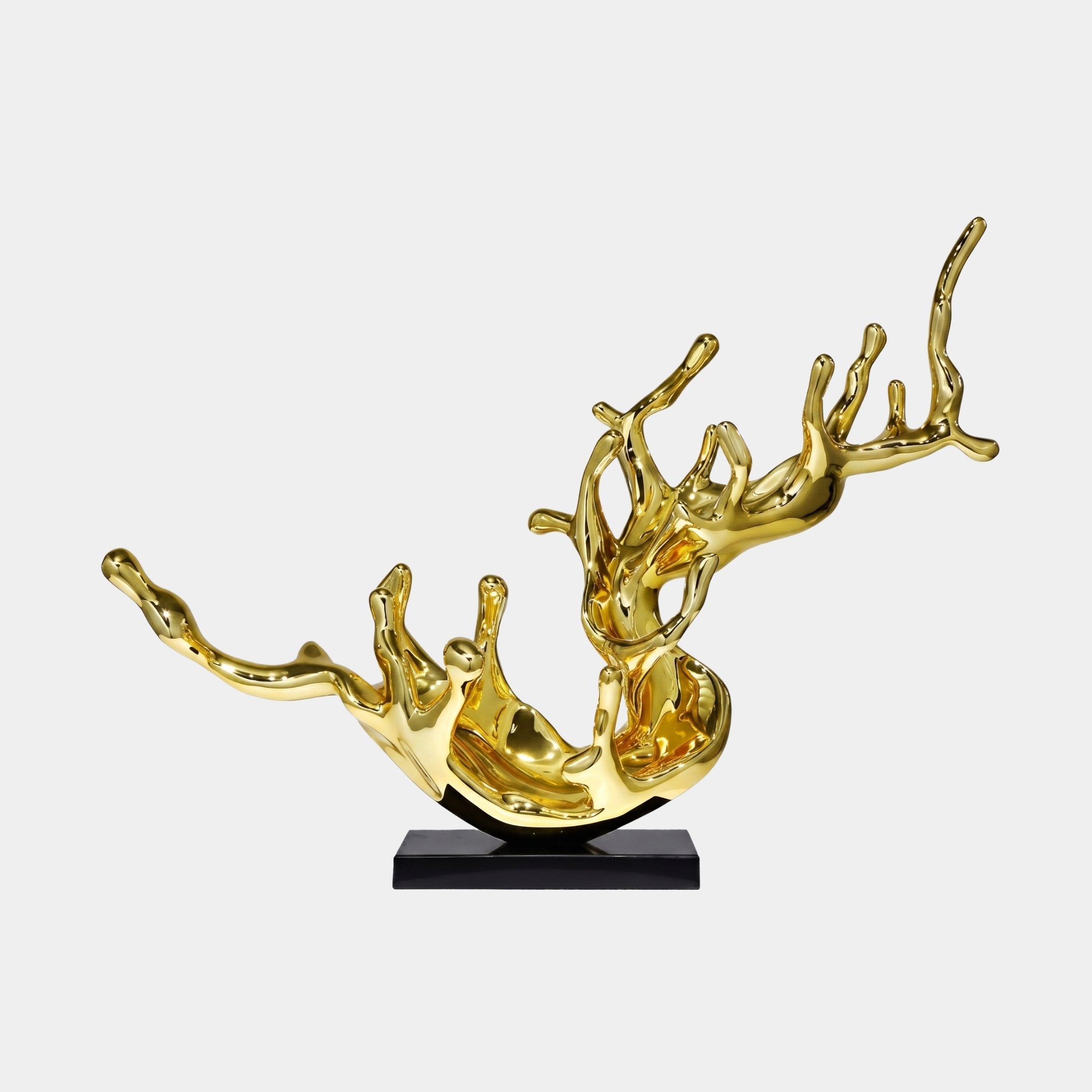 Burnmere Gold Splash Sculpture - 90cm