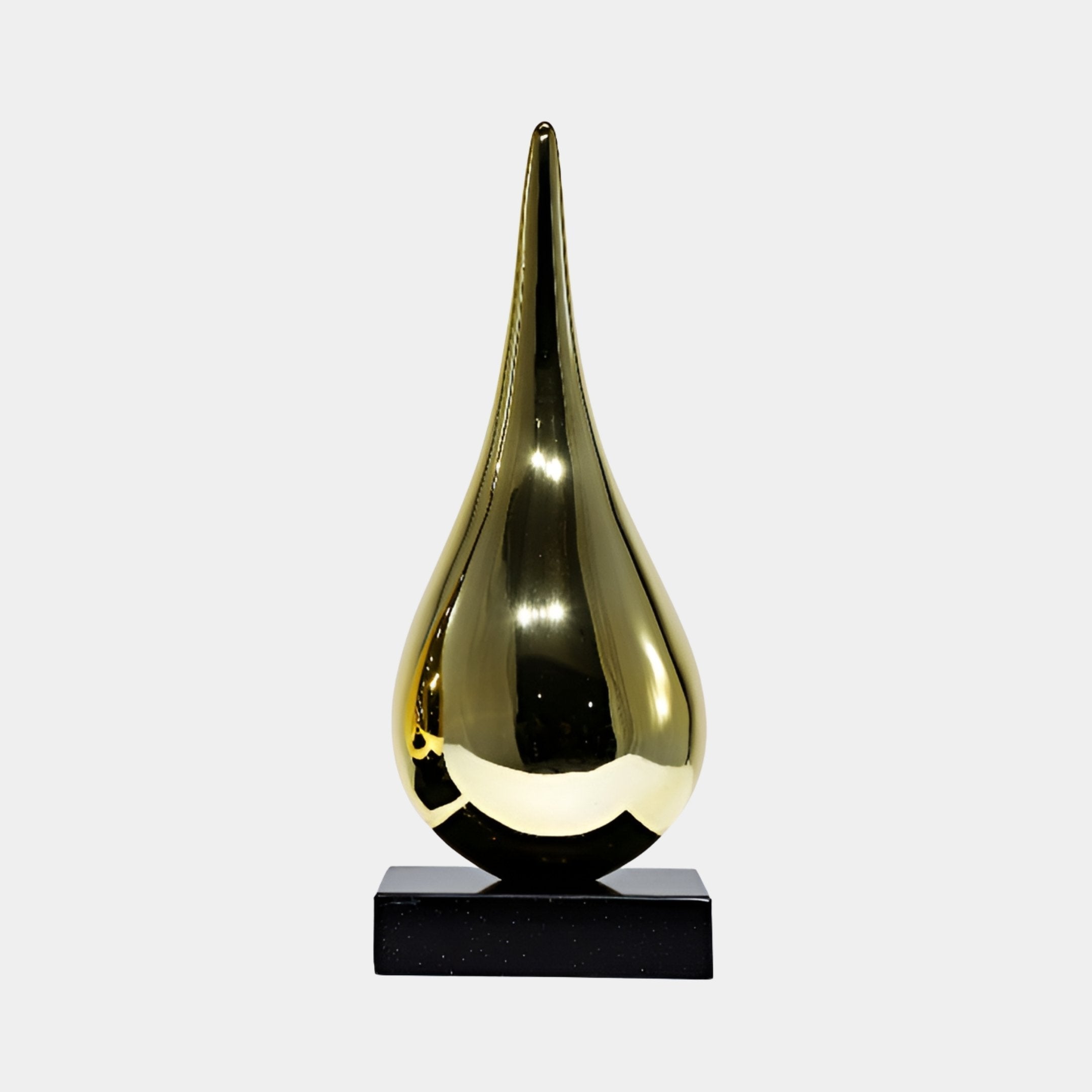 Burngrove Gold Water Drop Sculpture - 66cm