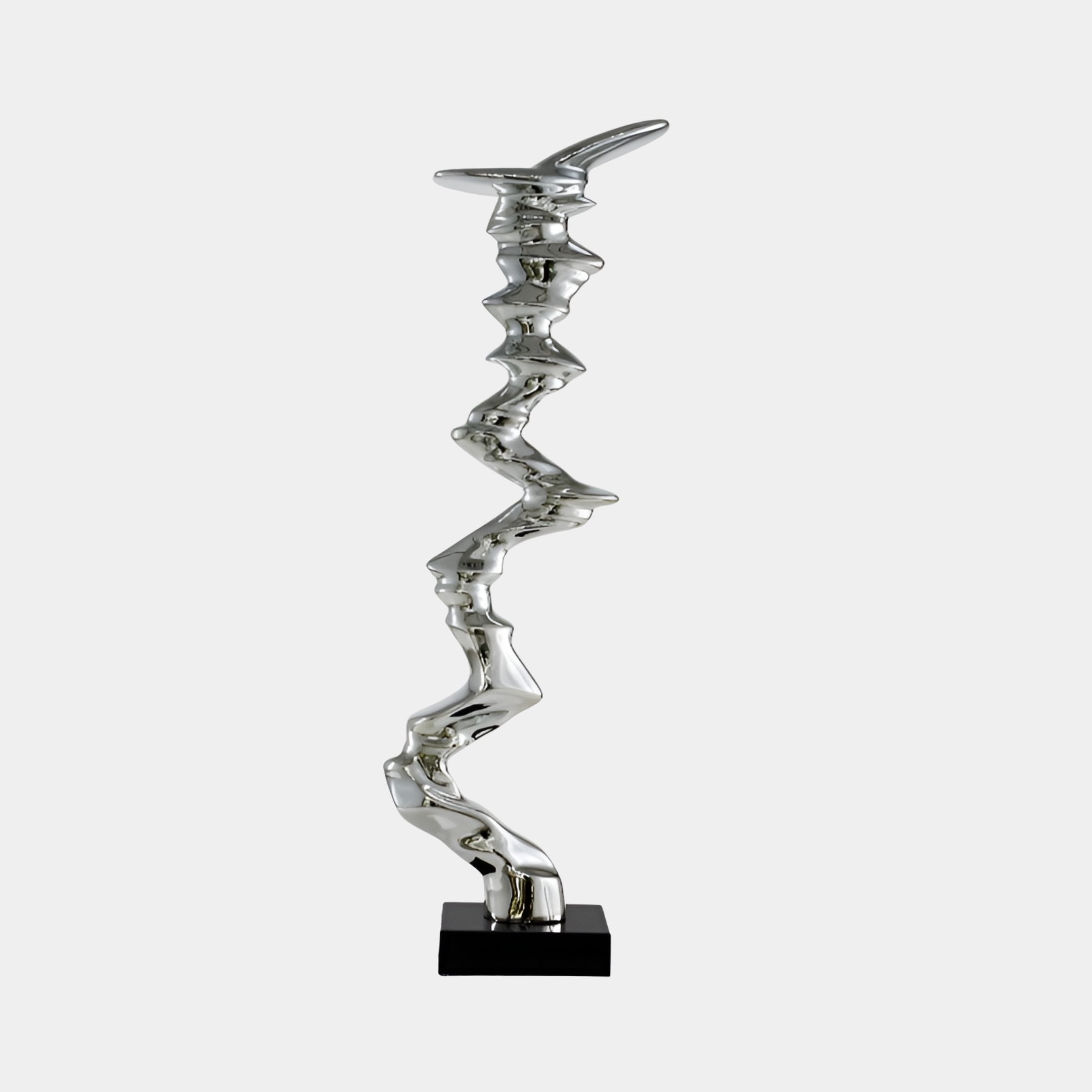 Burnridge Silver Abstract Sculpture - 126cm