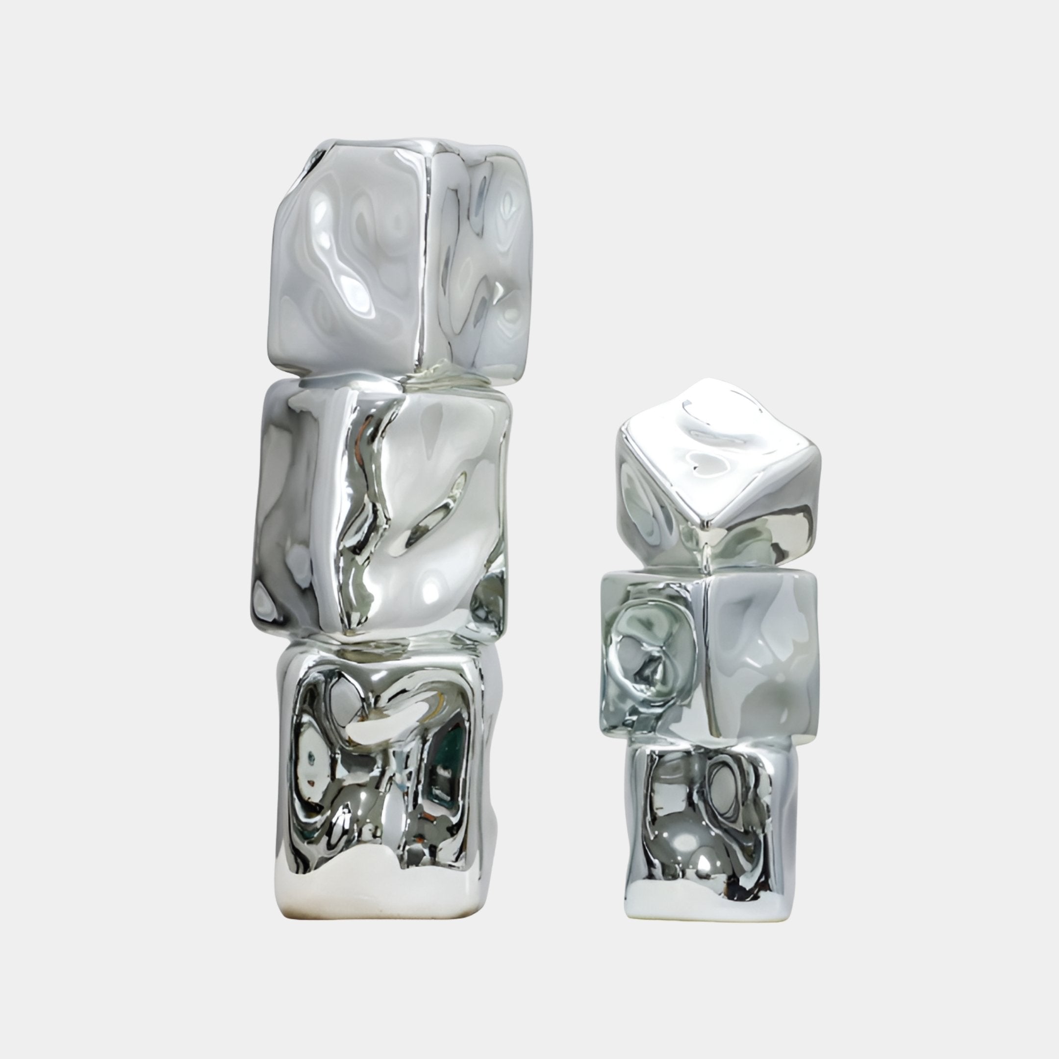 Burngate Silver Crystals Sculpture - 90cm