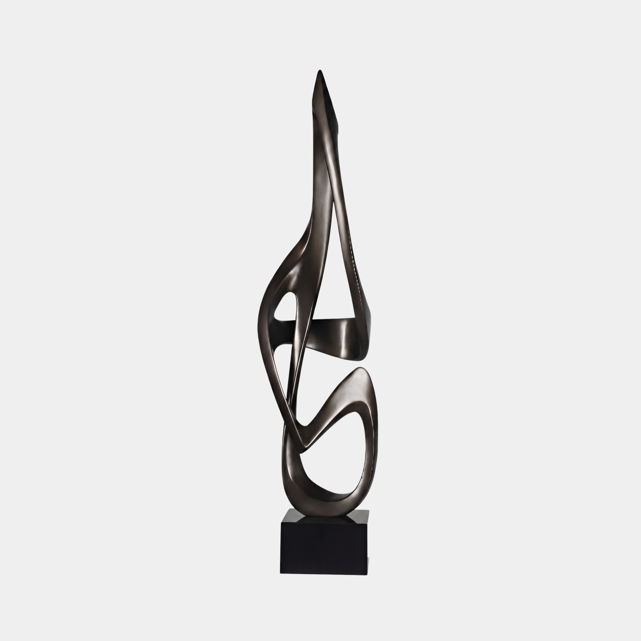 Burnstow Black & Gold Abstract Sculpture - 150cm
