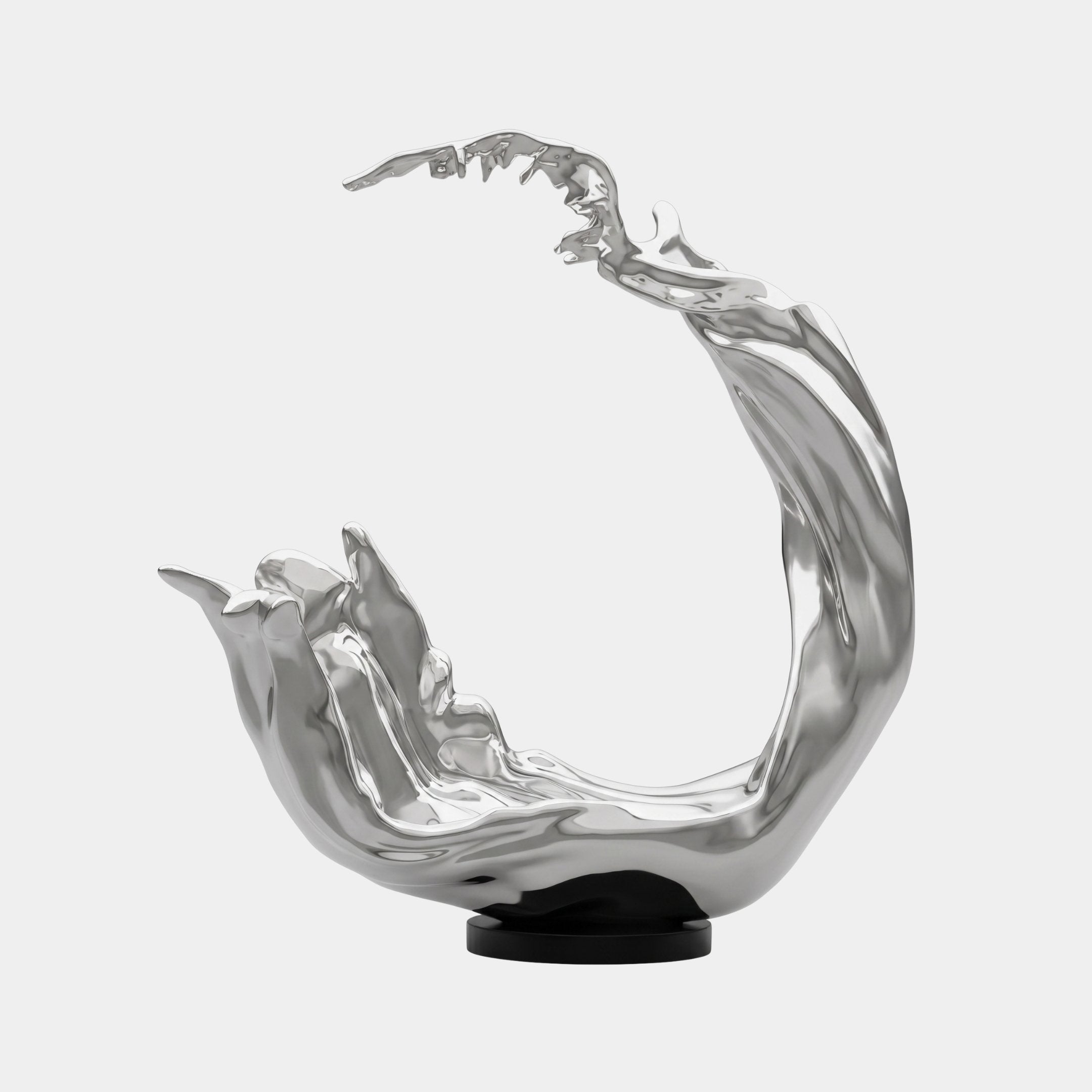 Caldton Silver Splash Sculpture - 166cm