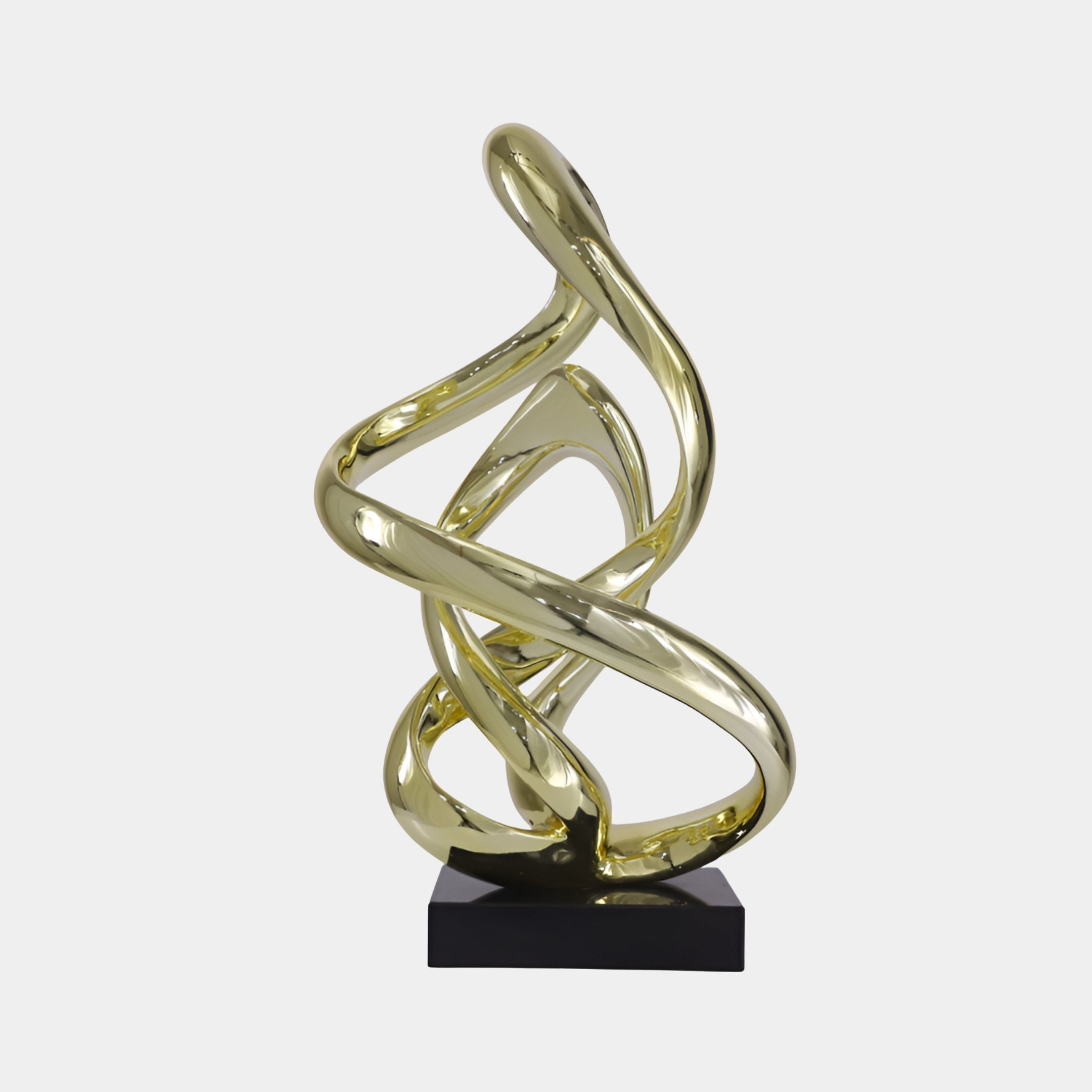 Caldby Gold Abstract Sculpture - 81cm