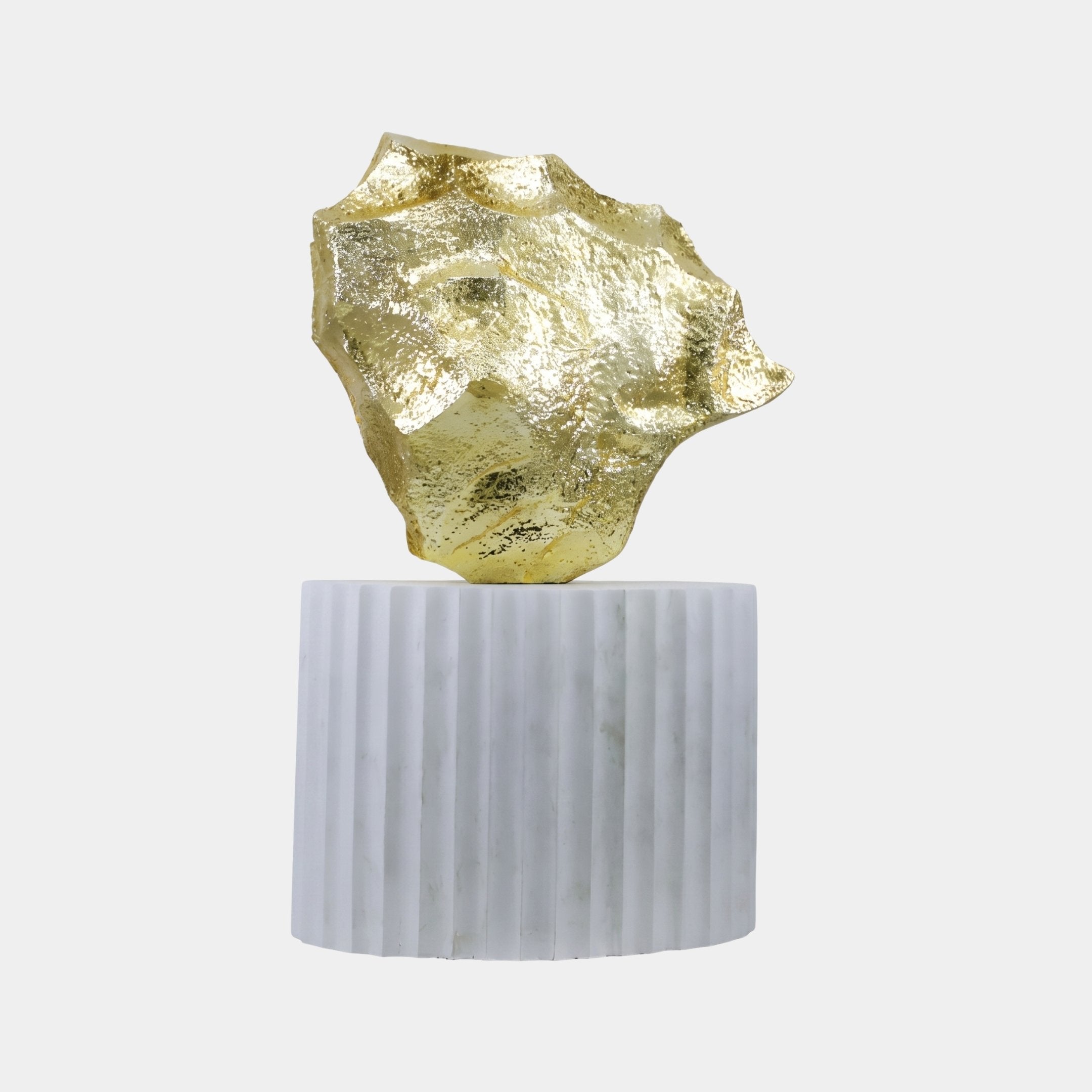 Calddon Gold Shell Sculpture - 105cm