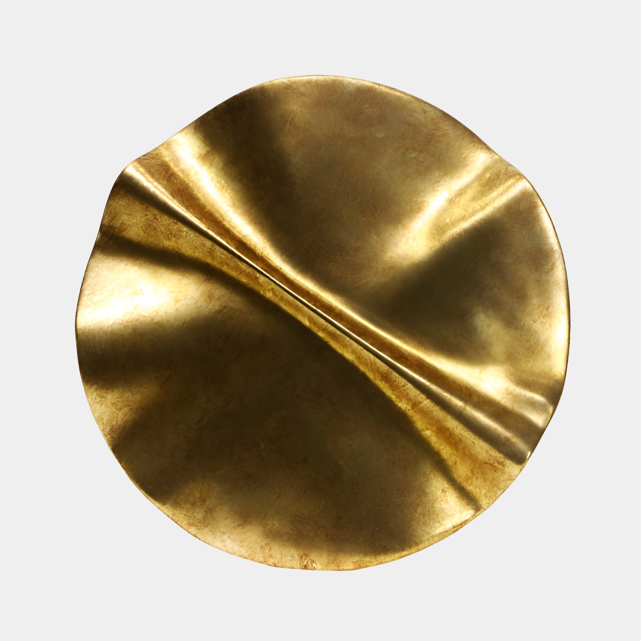Caldcliffe Gold Disc Sculpture - 45cm