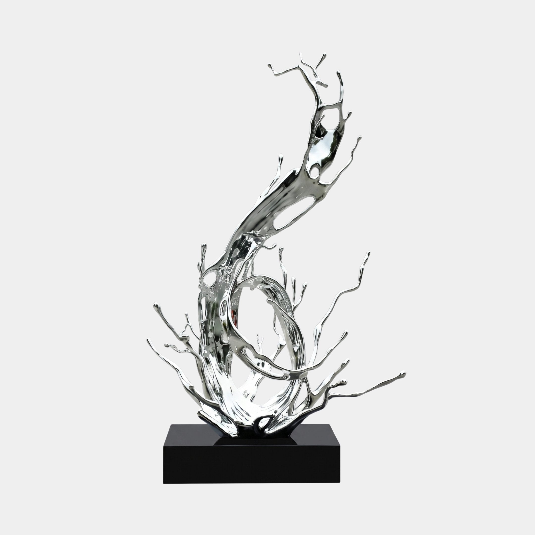 Caldbrook Silver Splash Sculpture - 180cm