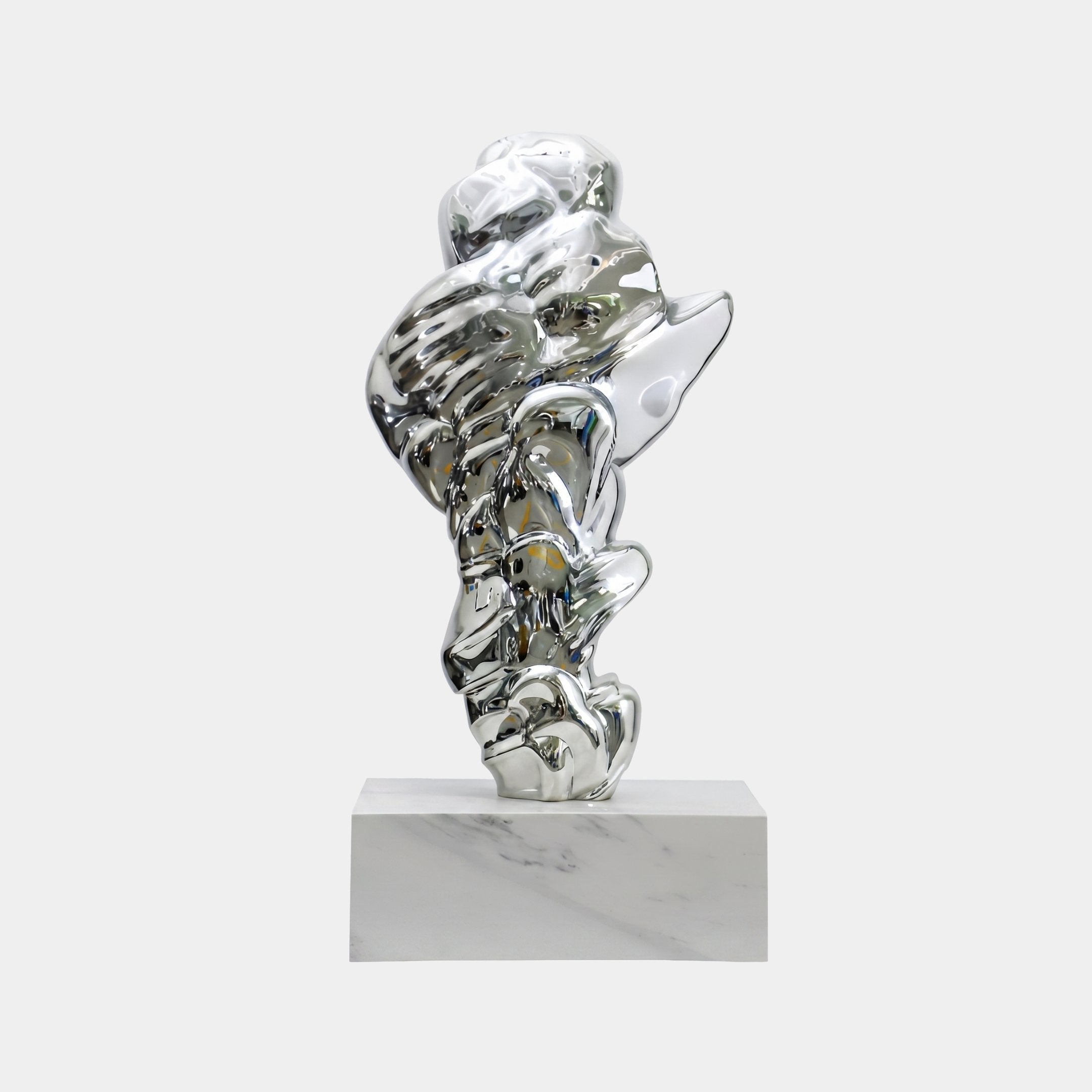 Cranley Silver & White Rock Sculpture - 145cm