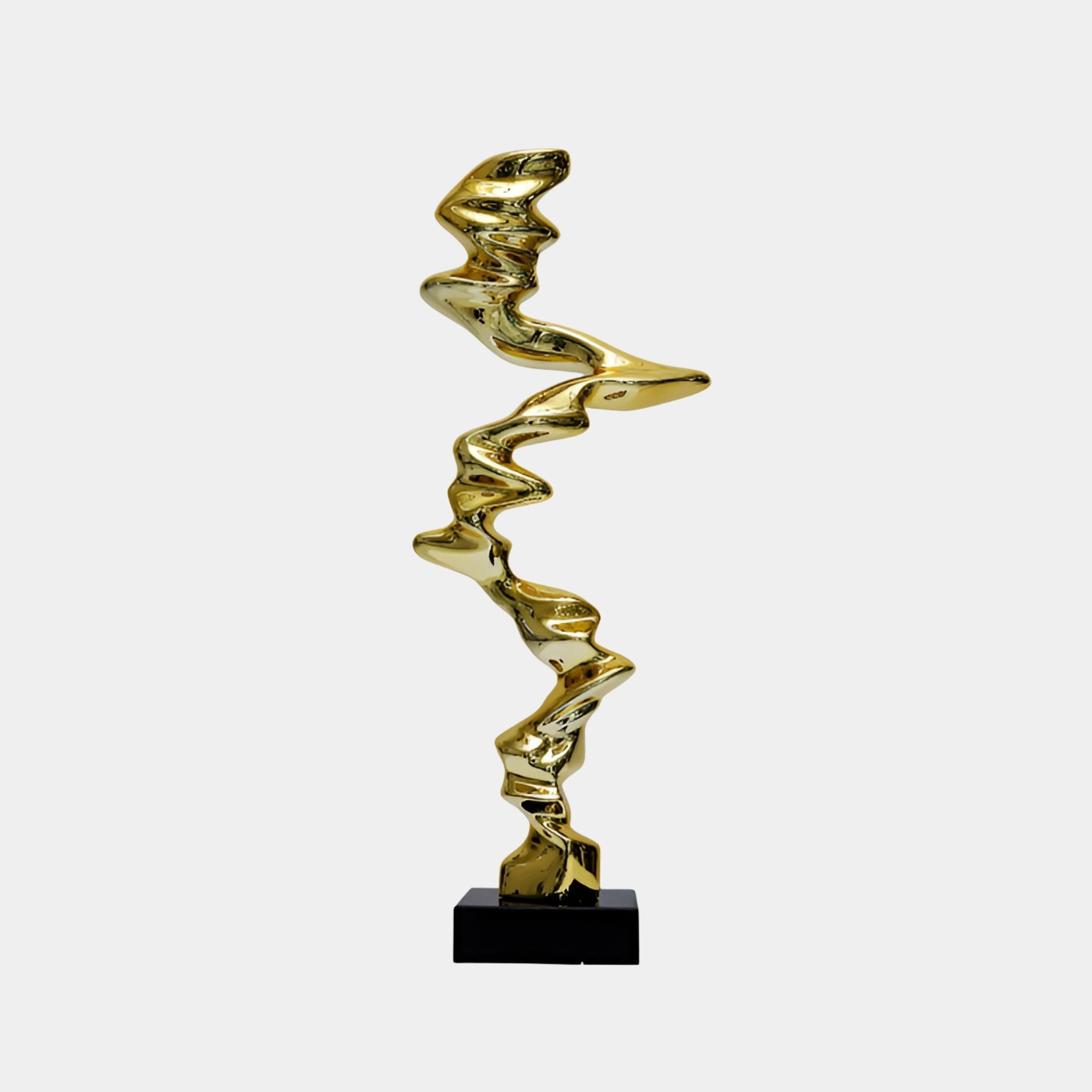 Cranmere Gold Abstract Sculpture - 96cm