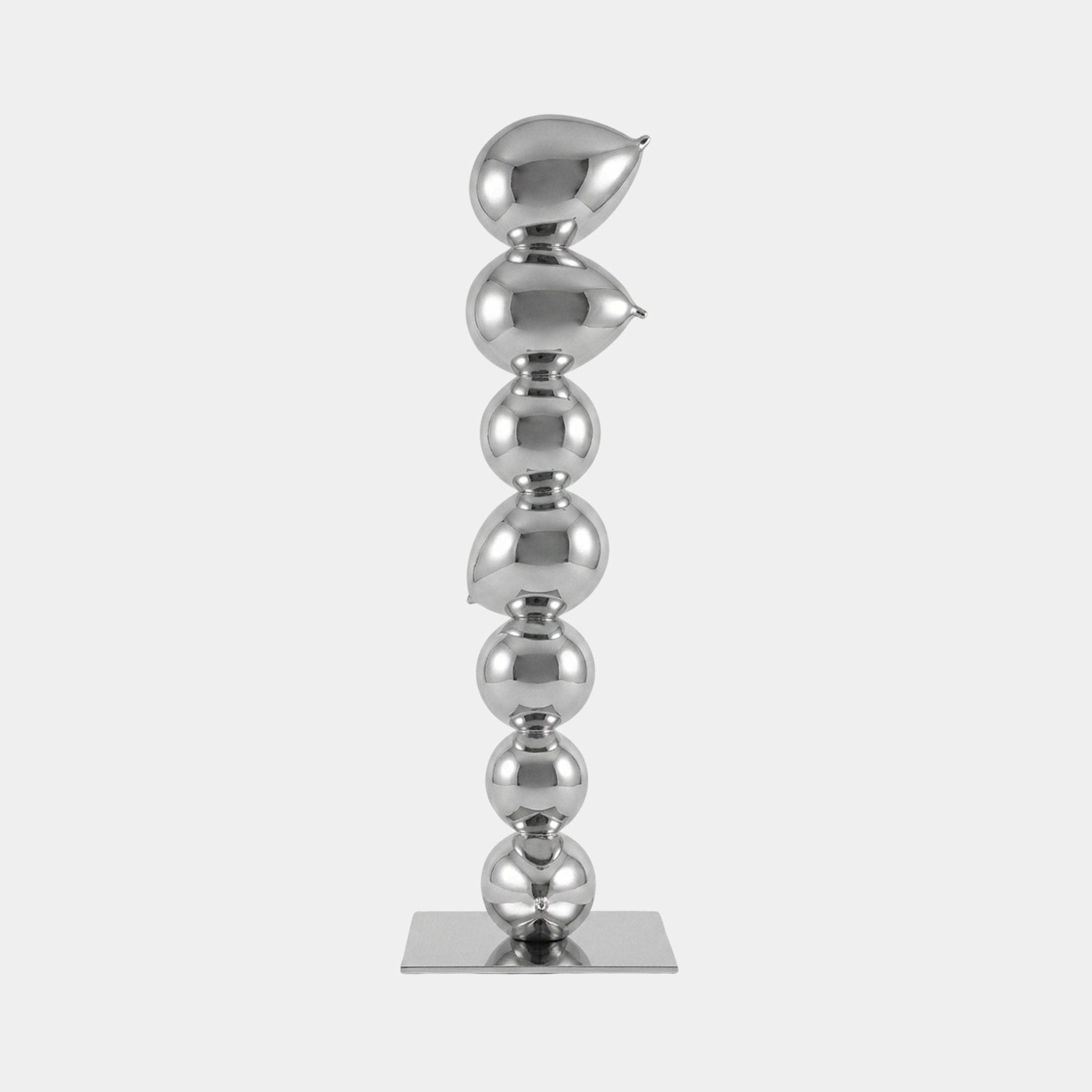 Crancote Silver Totem Sculpture - 110cm