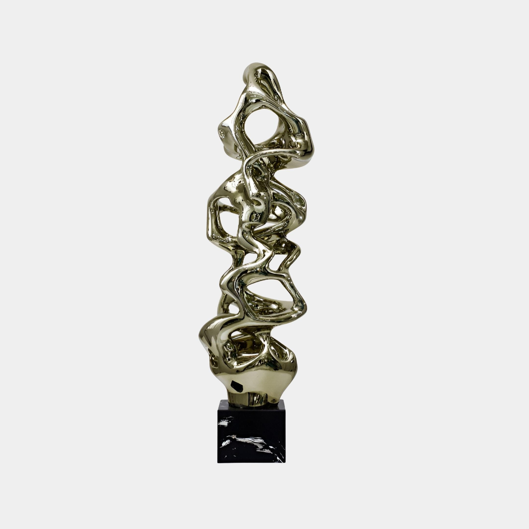 Cranend Silver Abstract Sculpture - 115cm