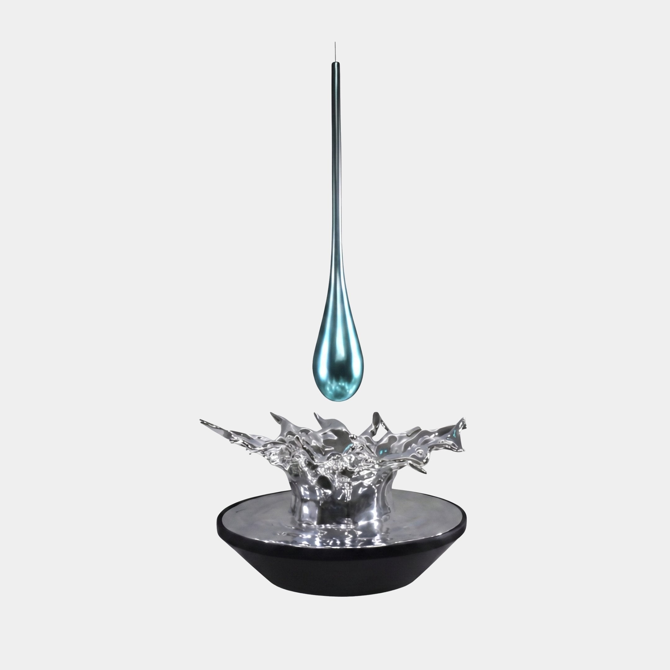 Cranland Blue & Silver Splash Sculpture - 148cm