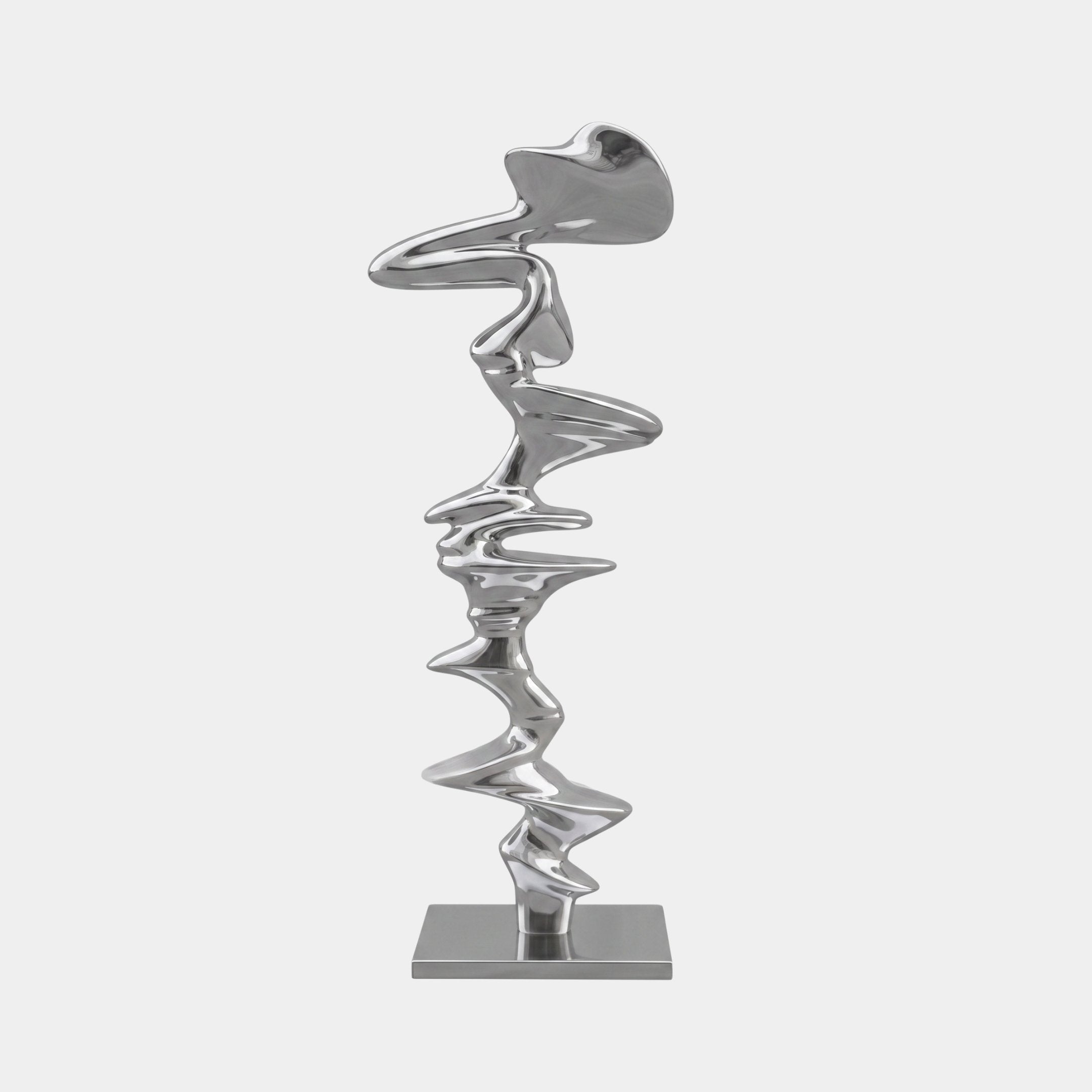 Cranlow Silver Abstract Sculpture - 167cm