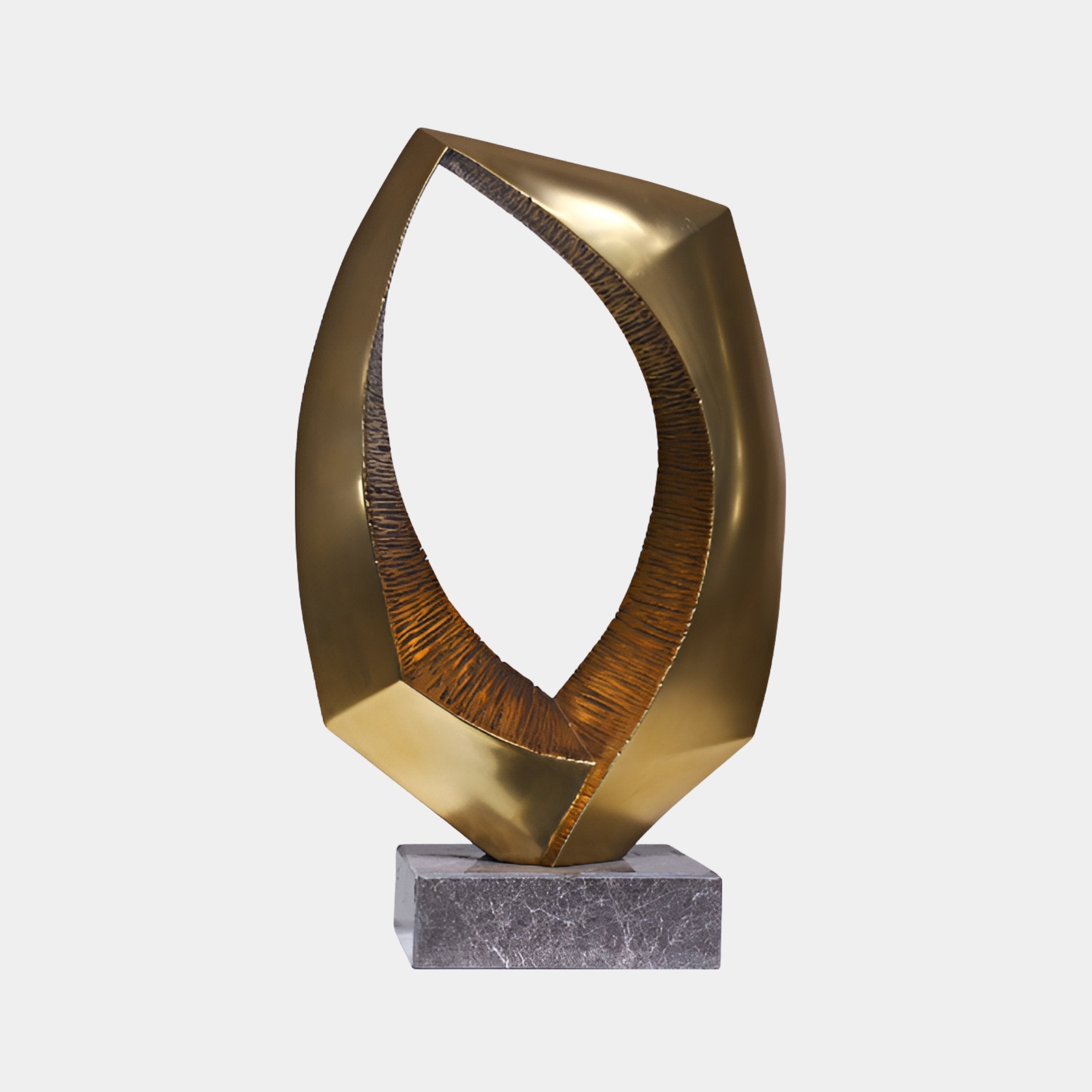Cranmarsh Gold Abstract Sculpture - 56cm