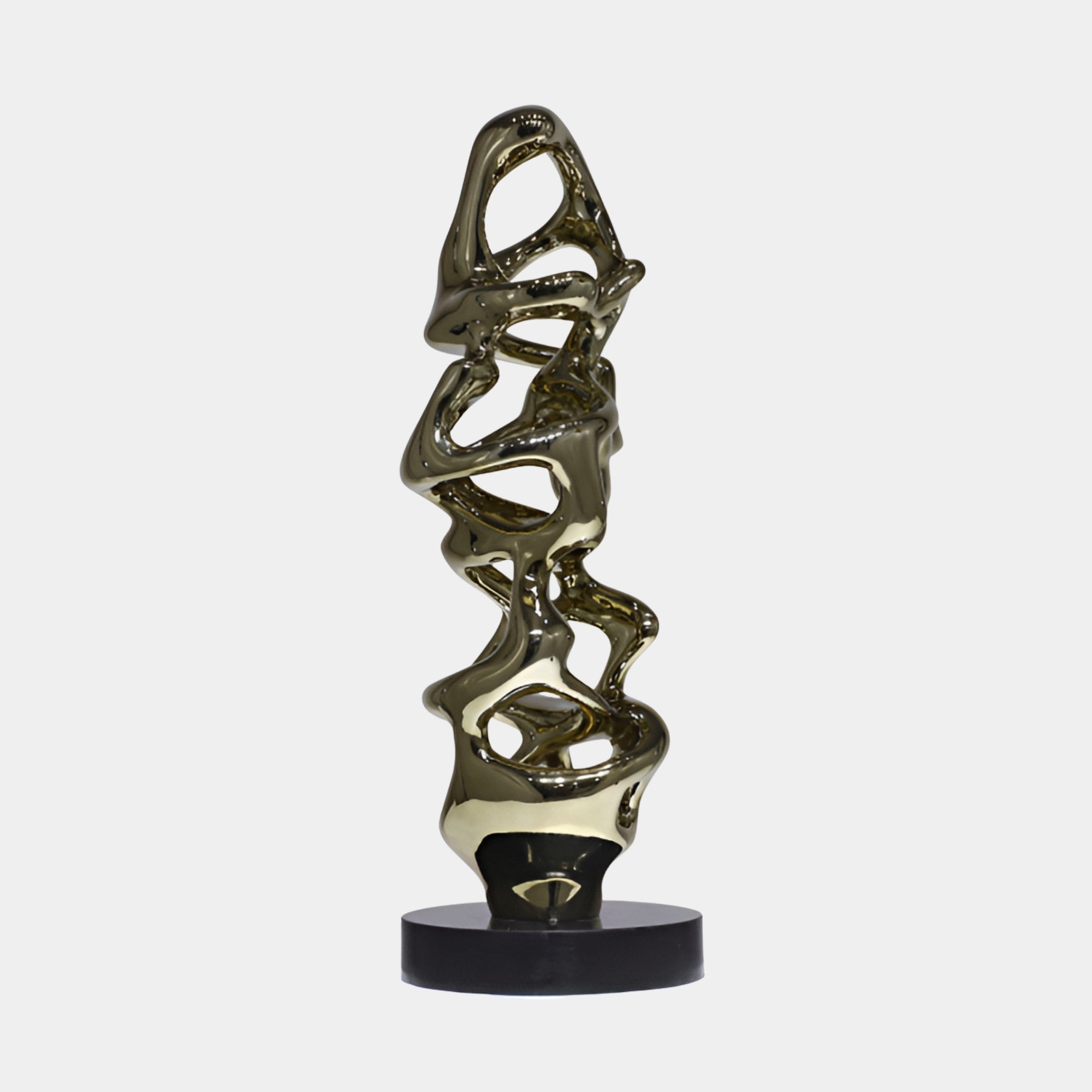 Cranbrook Gold Abstract Sculpture - 86cm