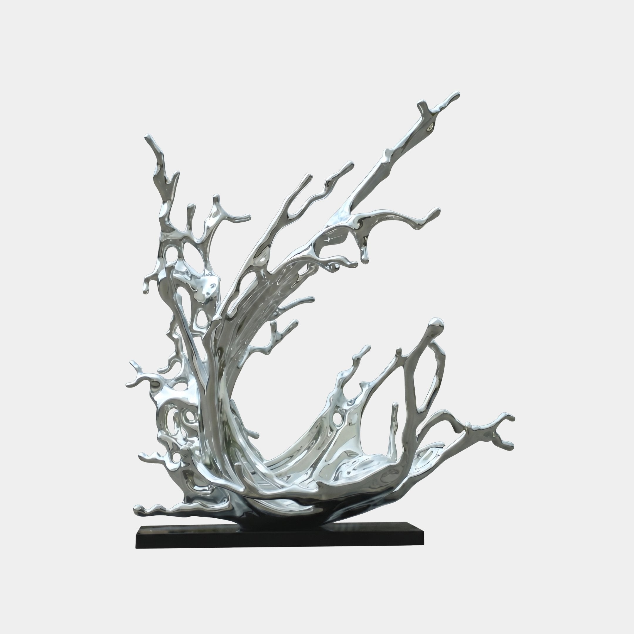 Dunby Silver Splash Sculpture - 170cm