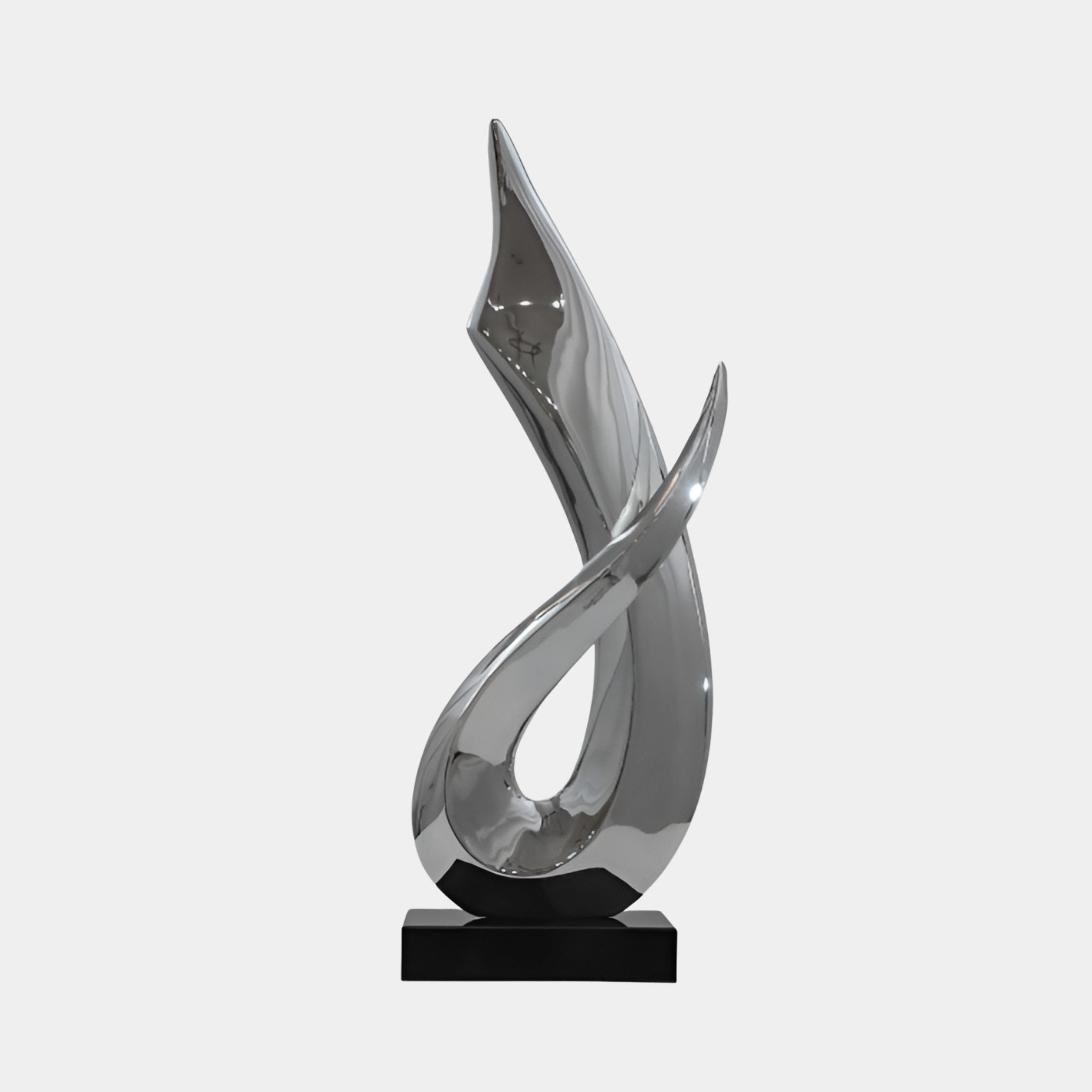 Dunford White Abstract Sculpture - 96cm