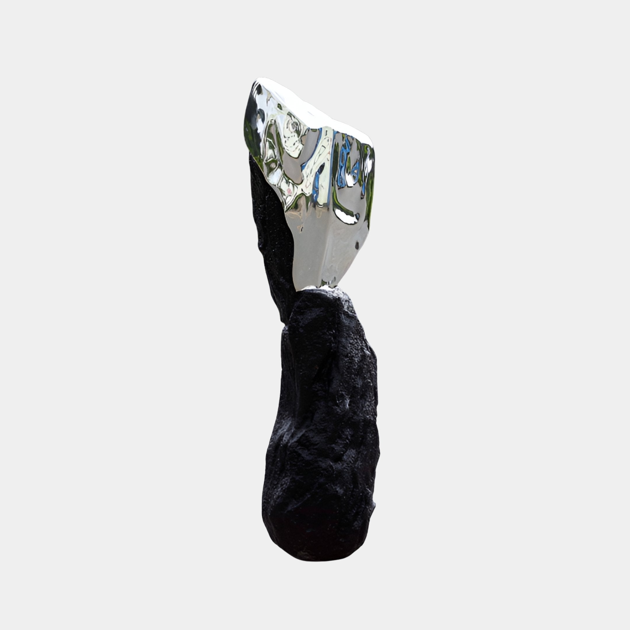 Dunhurst Black Abstract Sculpture - 165cm