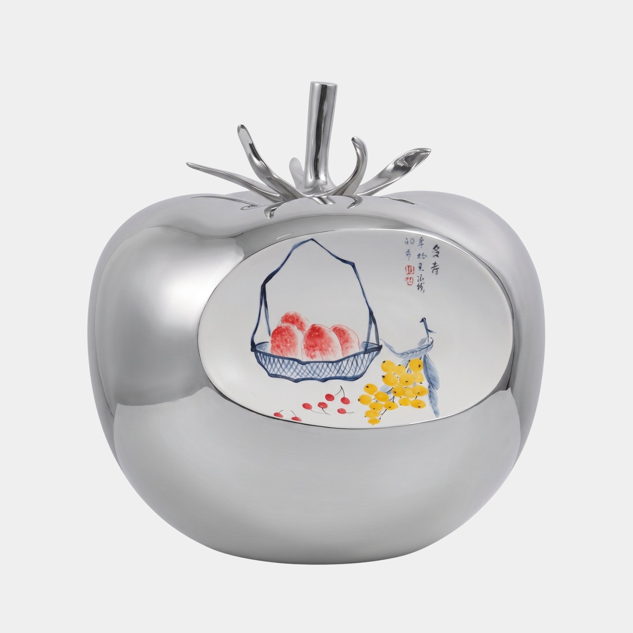 Dunridge Silver Apple Sculpture - 88cm