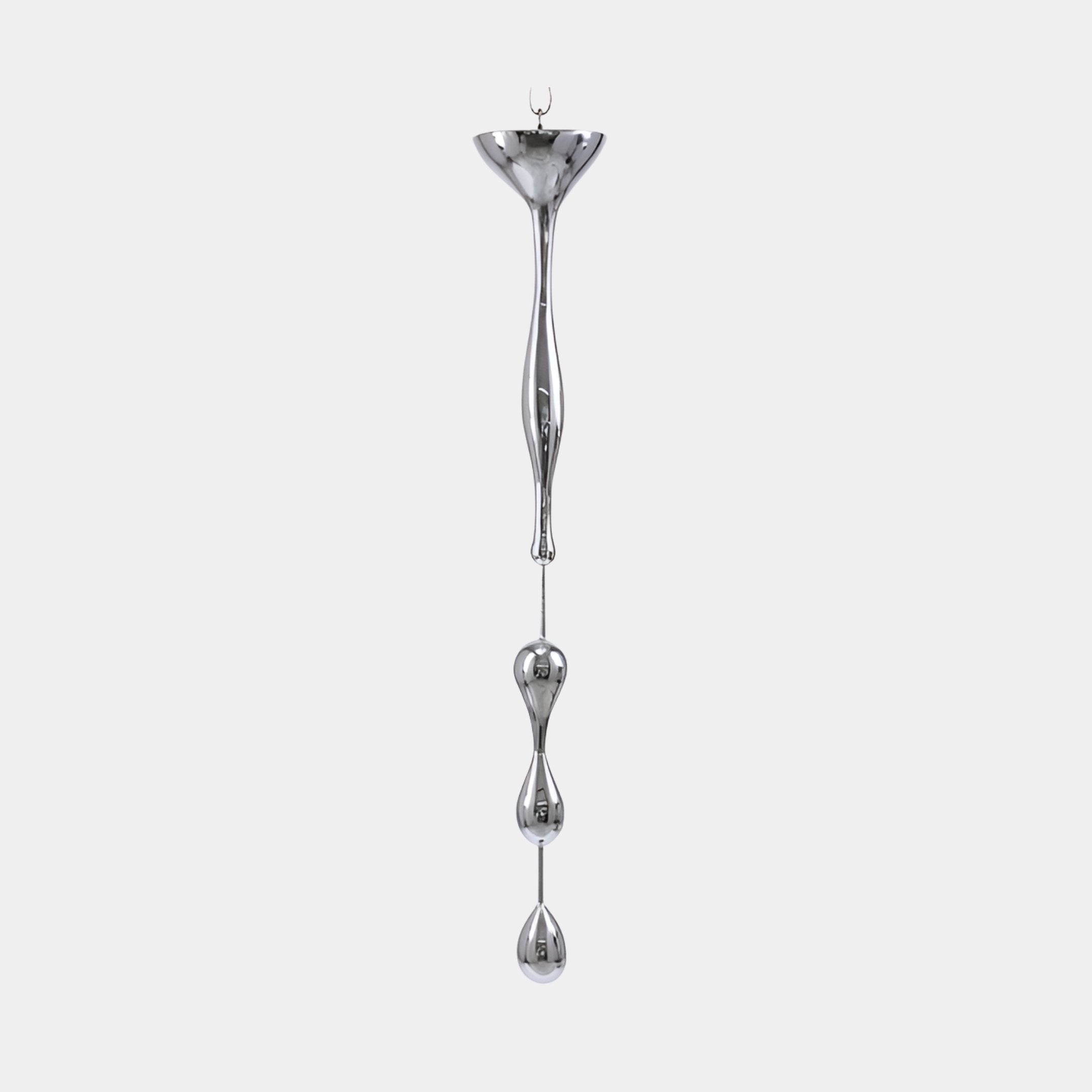 Dunmarsh Silver Abstract Sculpture - 130cm